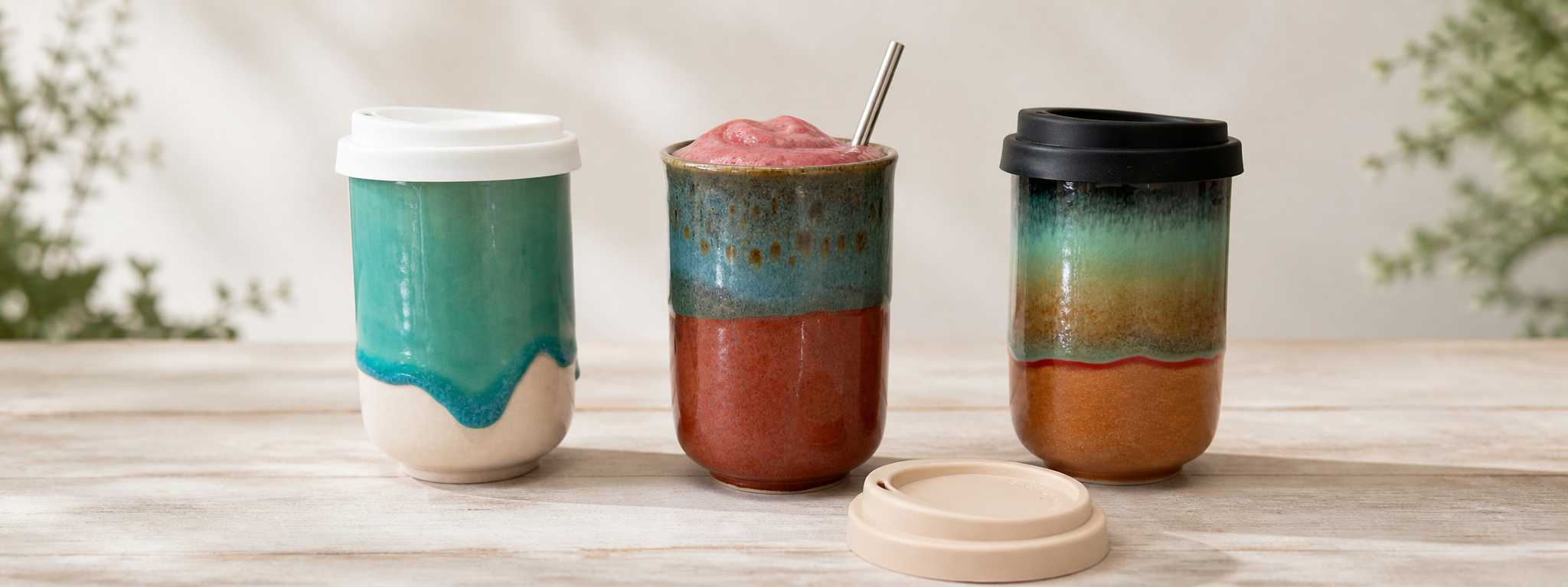 Pottery For The Planet Iced Coffee Cups