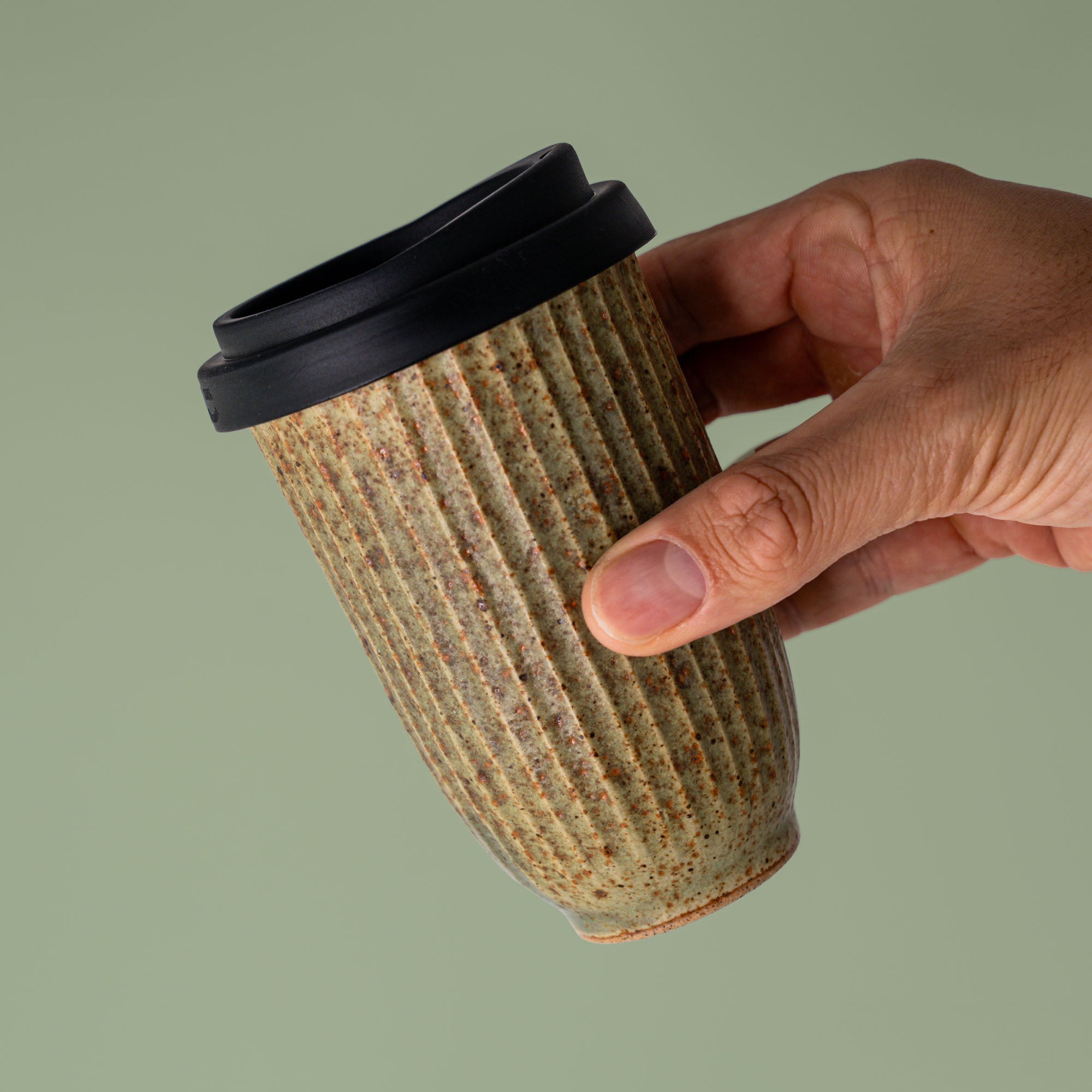 Forest Moss 12oz Travel Cup