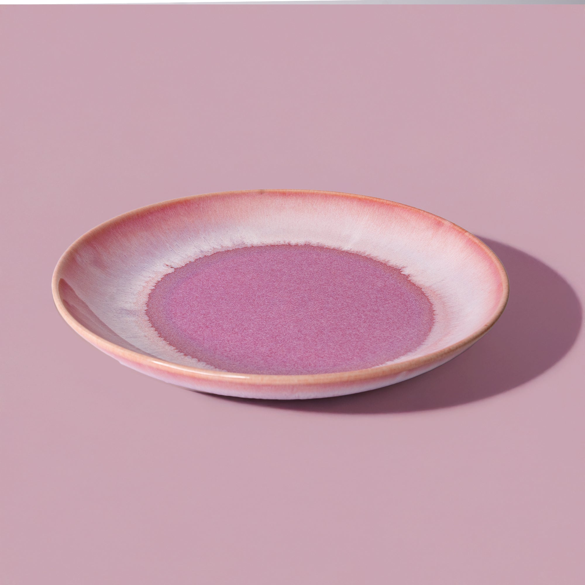 Pottery For The Planet Dinner Plate Raspberry Beret