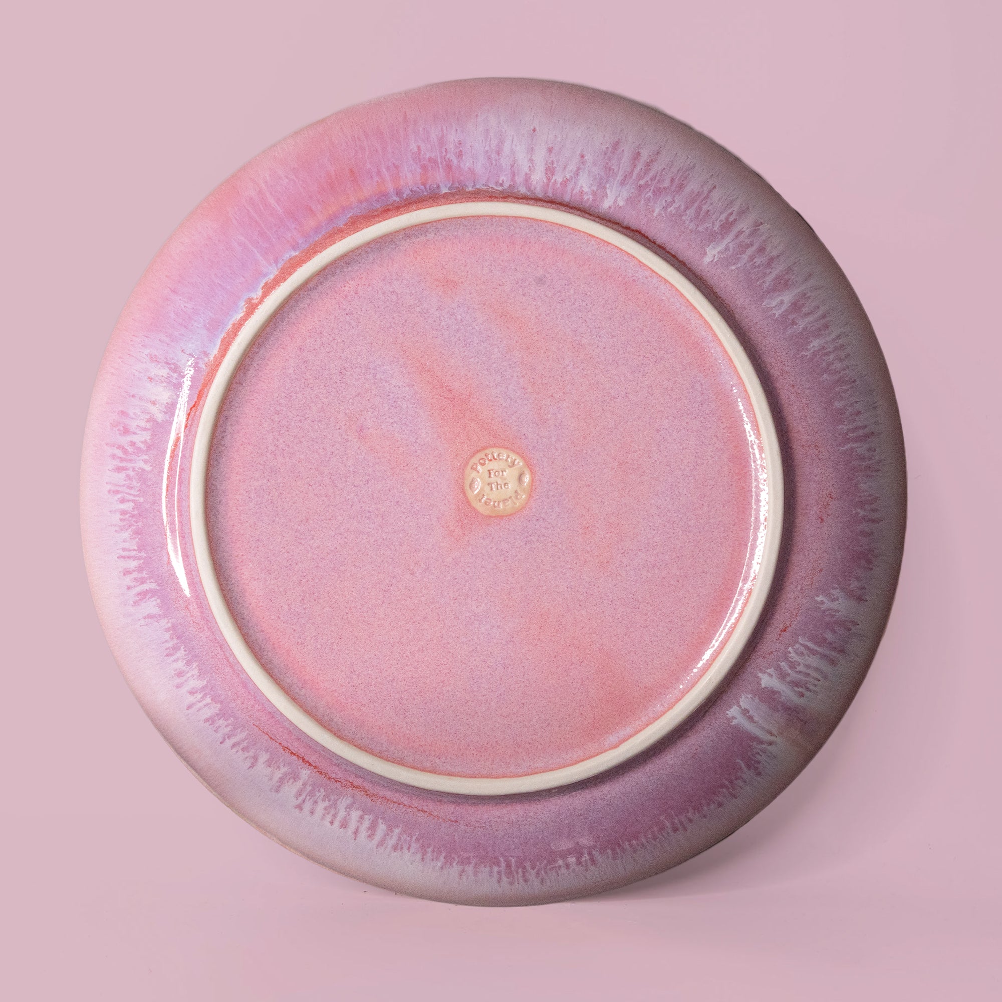 Pottery For The Planet Dinner Plate Raspberry Beret
