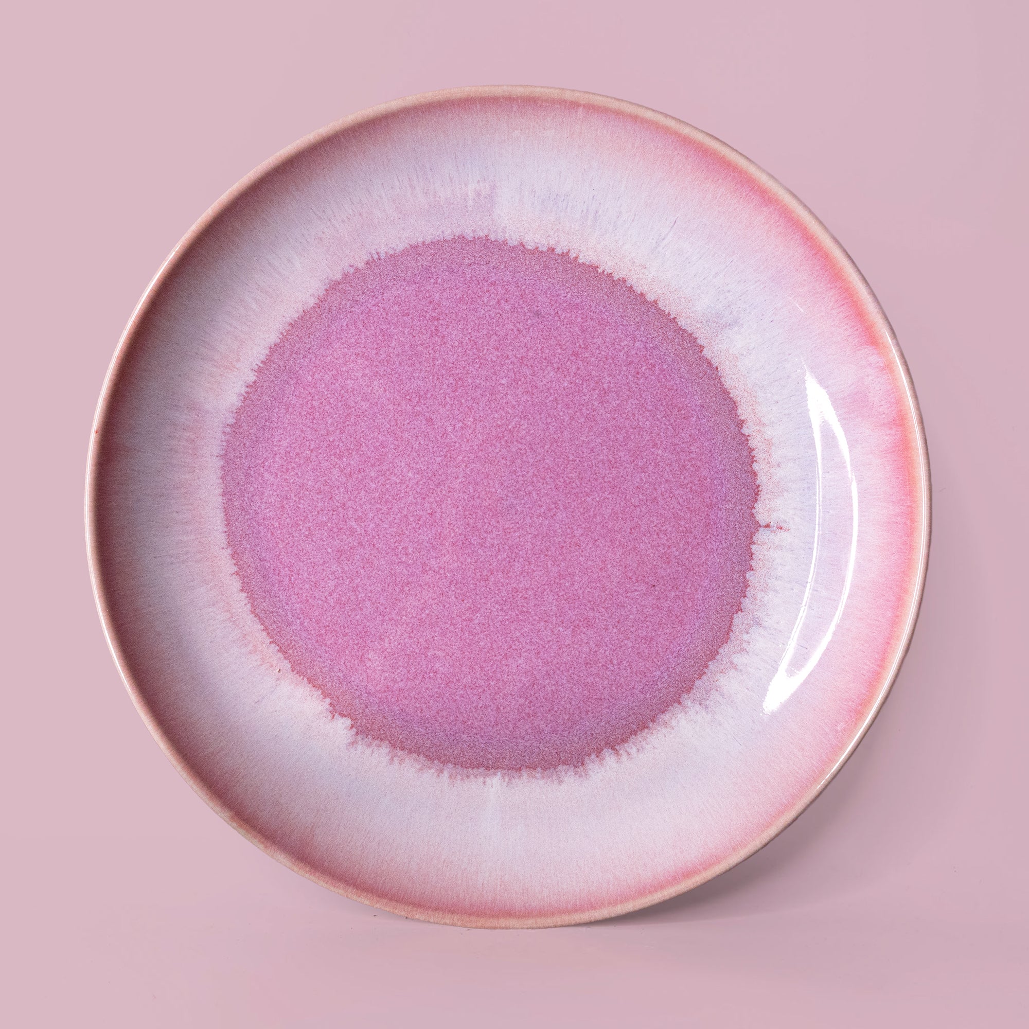 Pottery For The Planet Dinner Plate Raspberry Beret