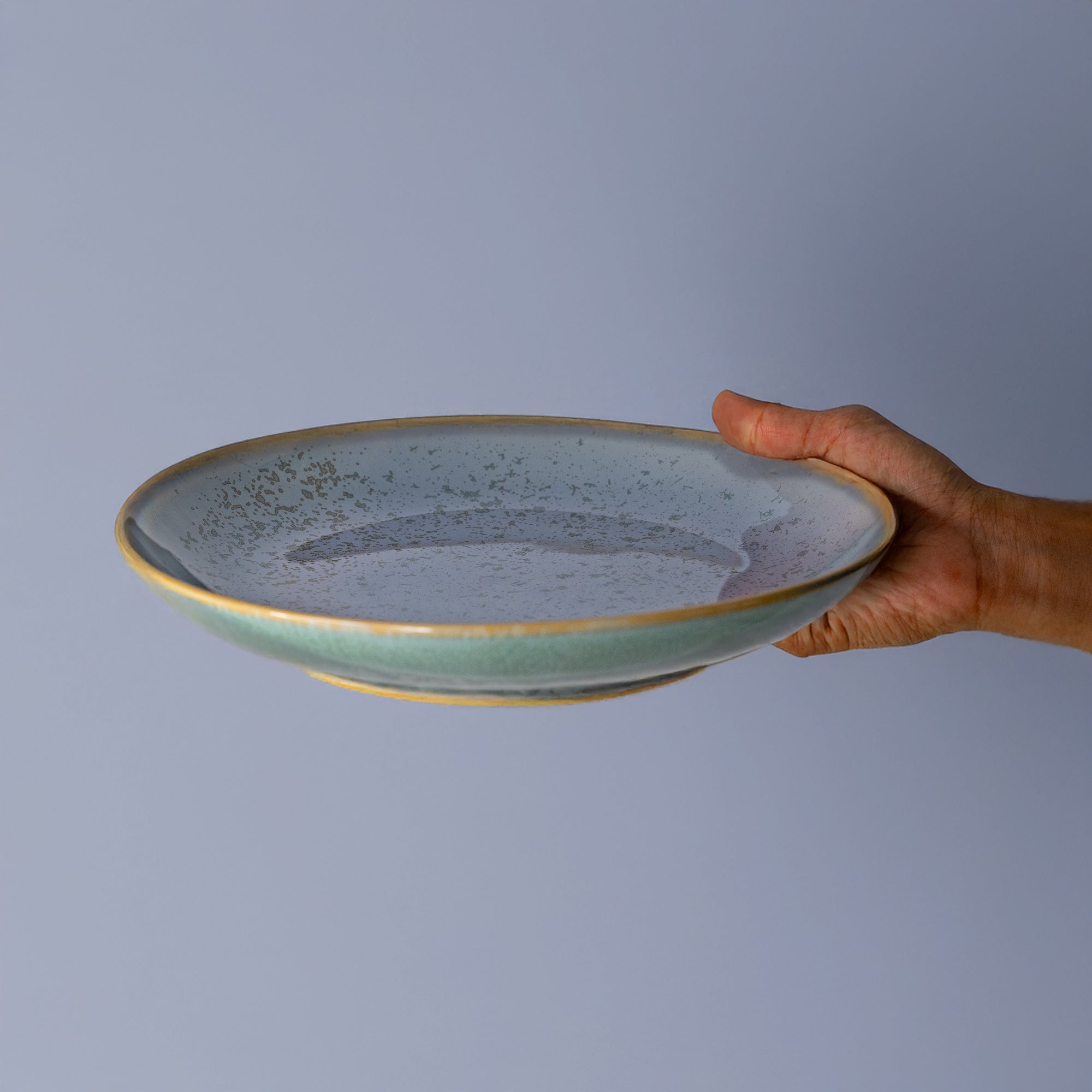 Pottery For The Planet Dinner Plate Ocean Jasper