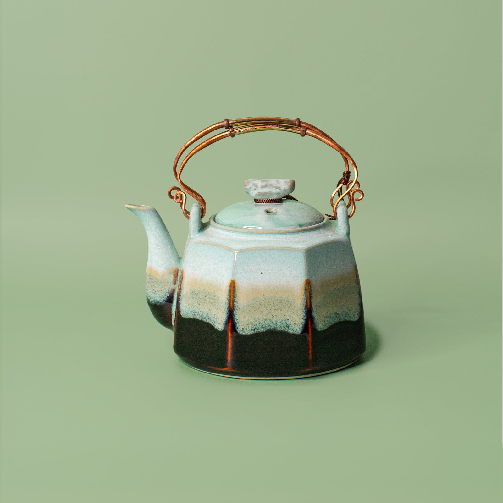 Pottery For The Planet Ceramic Teapot Dorothy Sexy Lime