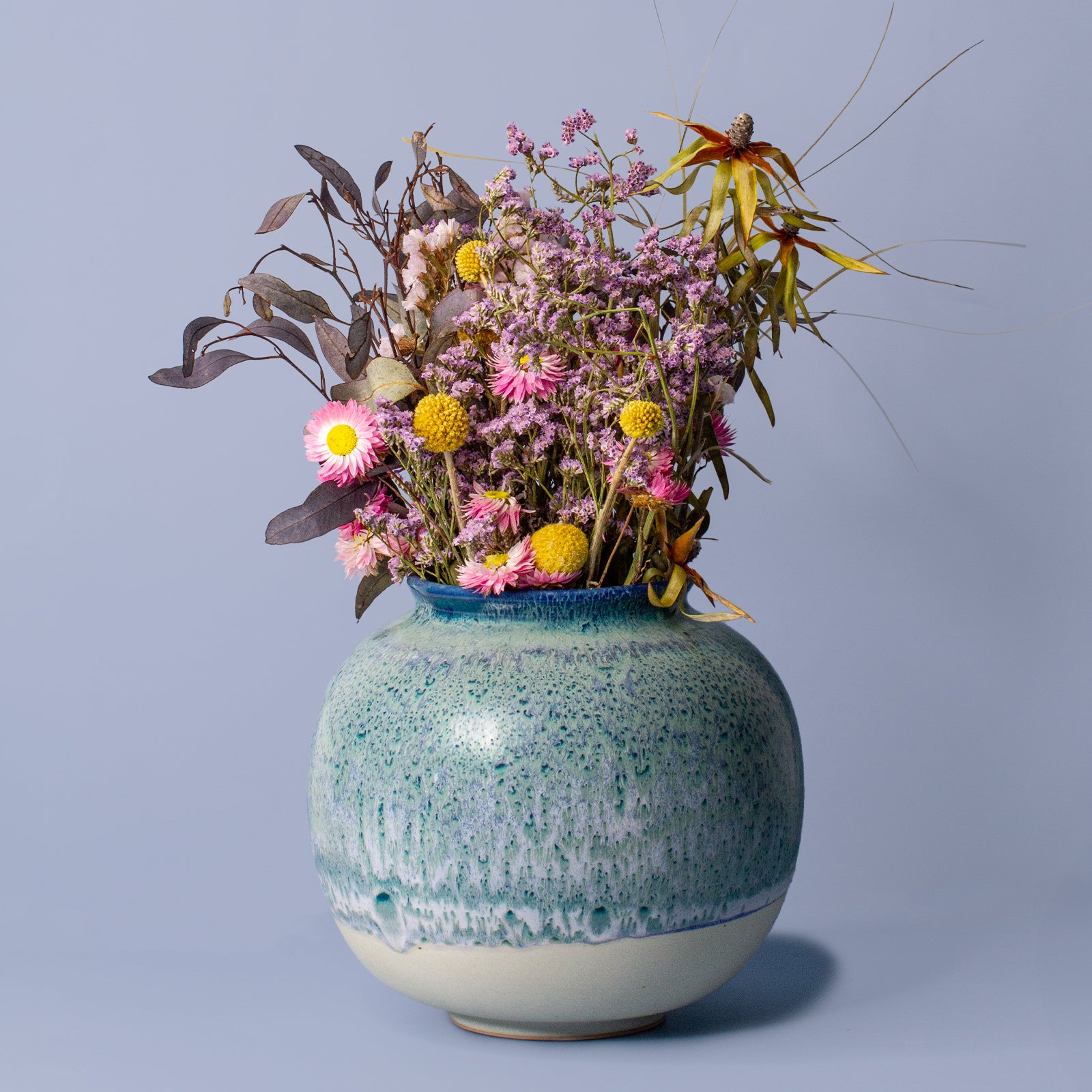 Blue Ceramic Vase