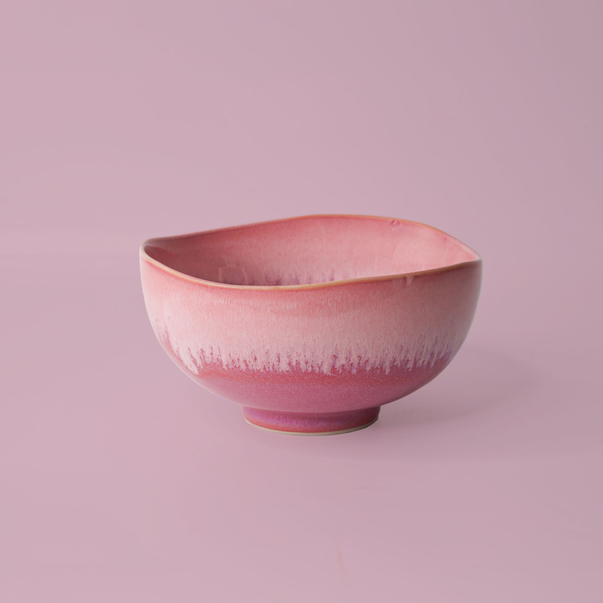 Rasberry Beret Noodle Bowl Carved
