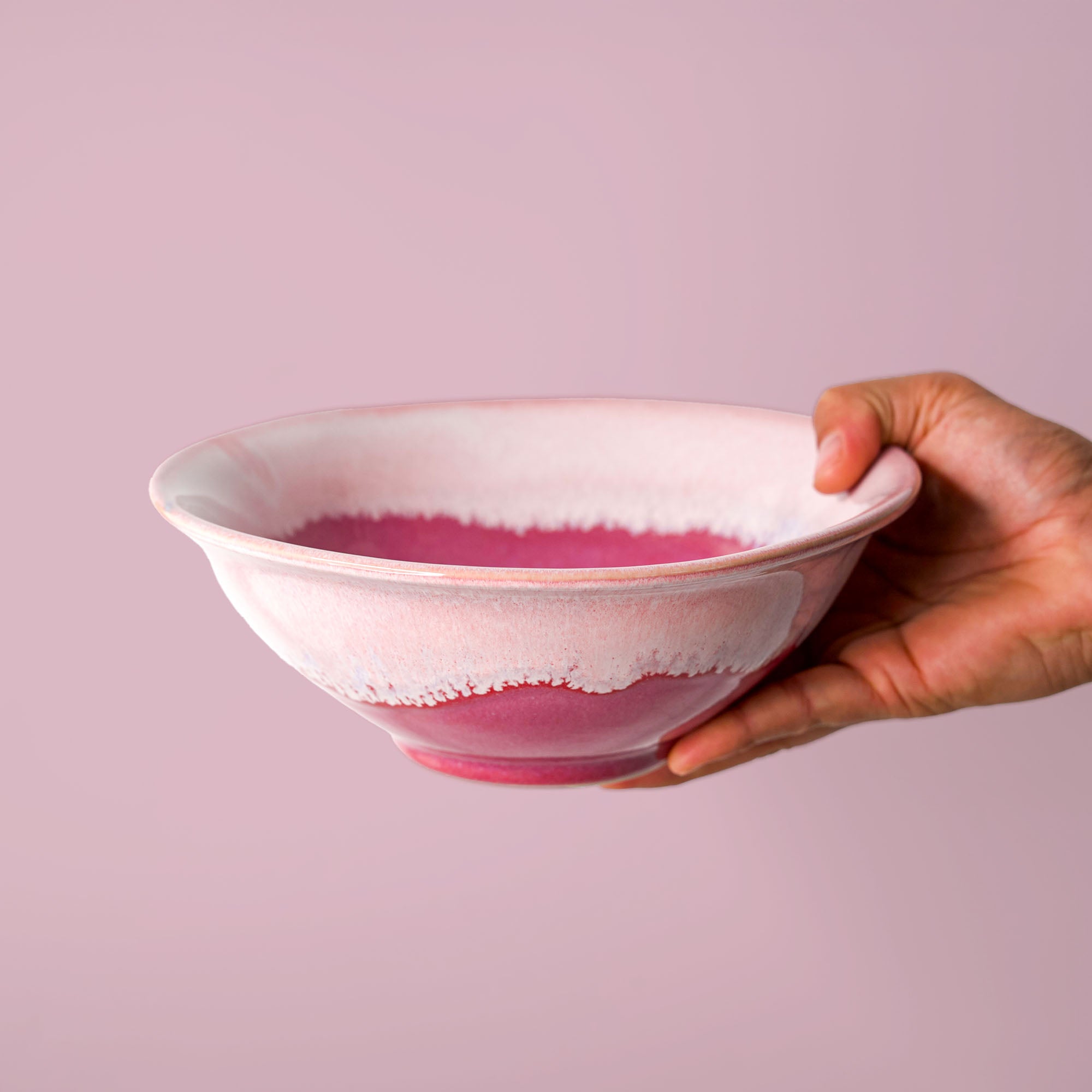 Raspberry Beret Pasta Bowl