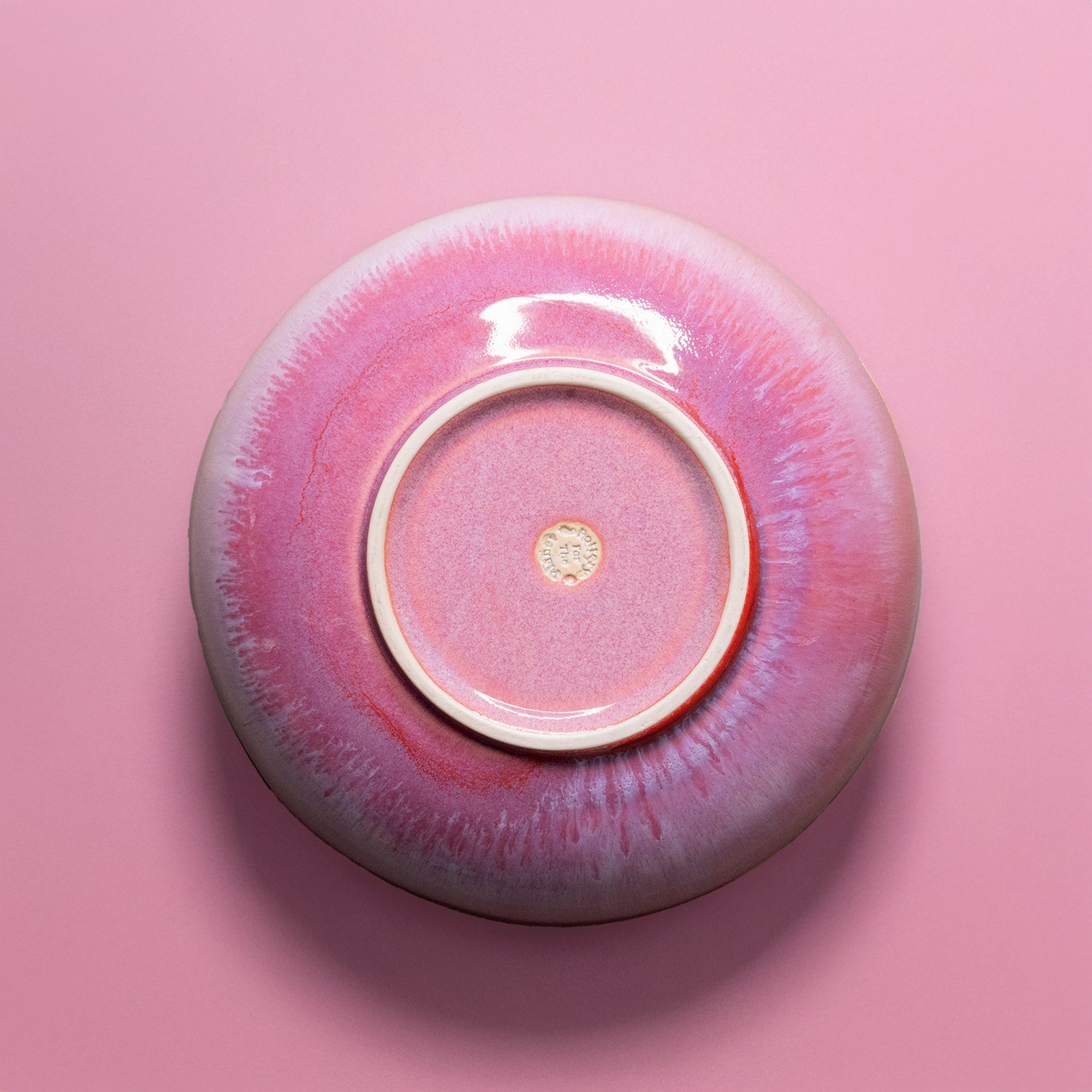 Pottery For The Planet Serving Bowl Raspberry Beret