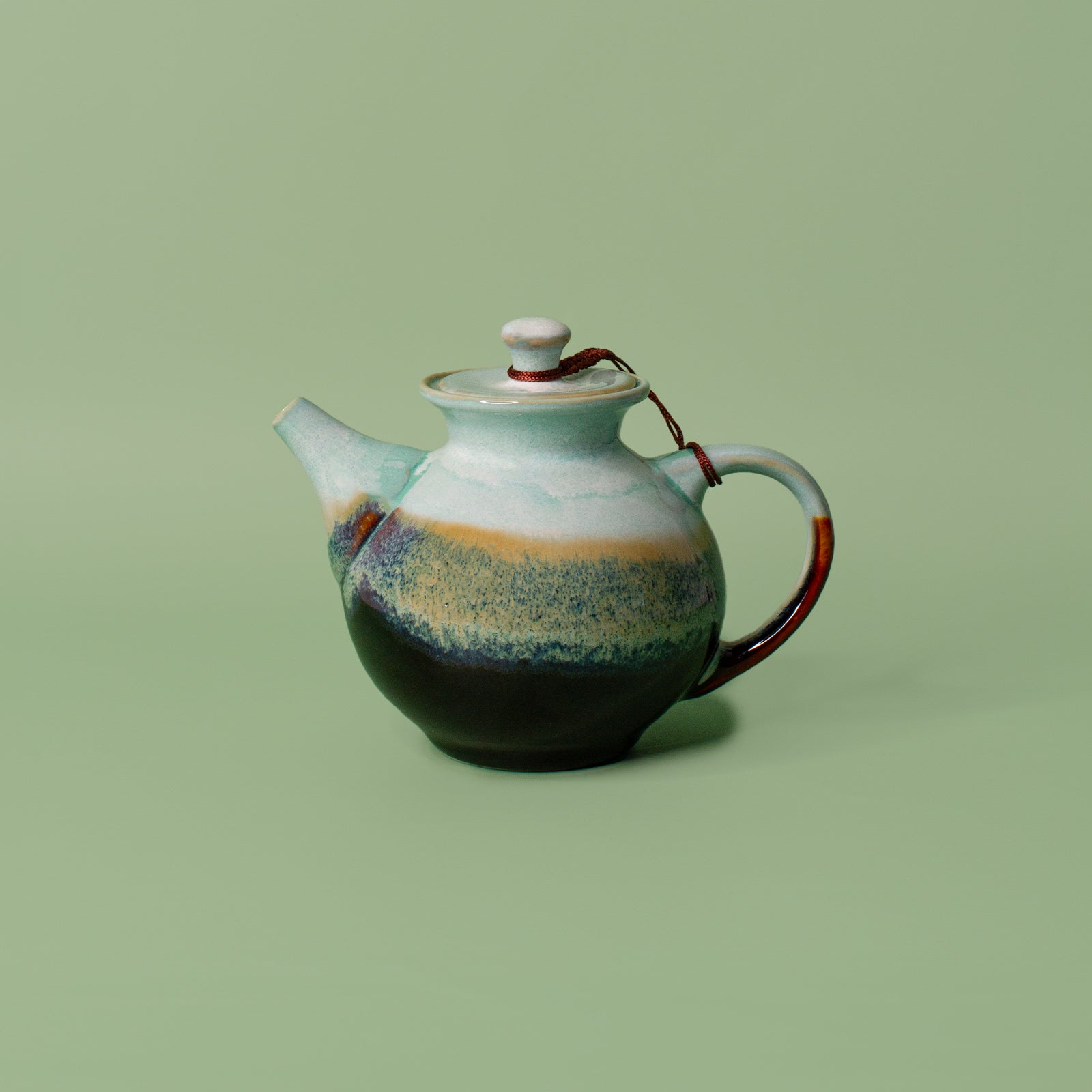 Pottery For The Planet Ceramic Teapot Beth Sexy Lime