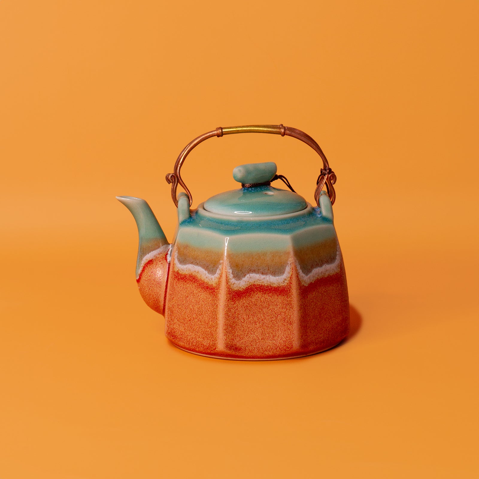 Pottery For The Planet Ceramic Teapot Dorothy Coral Dreaming