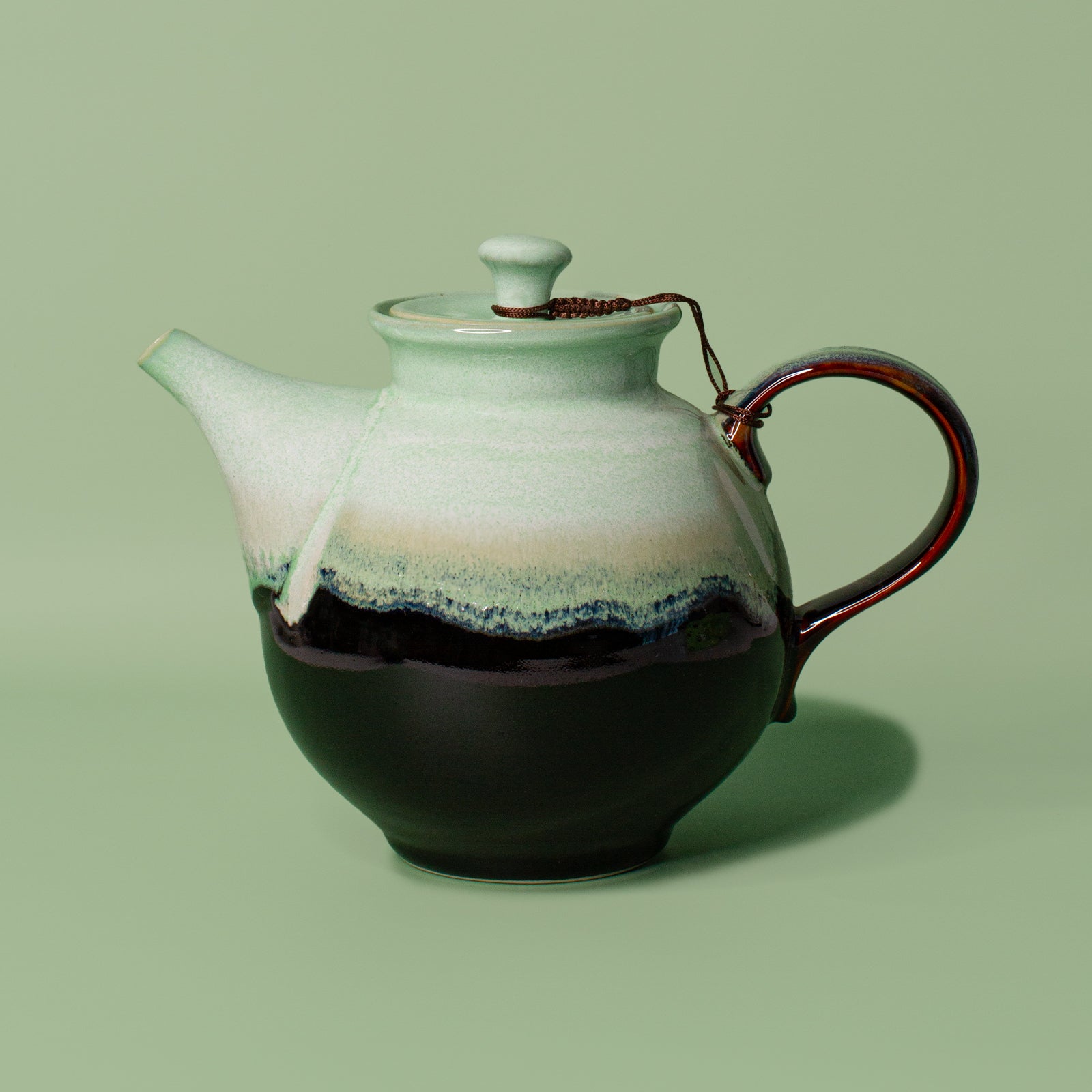 Pottery For The Planet Ceramic Teapot Beth Sexy Lime