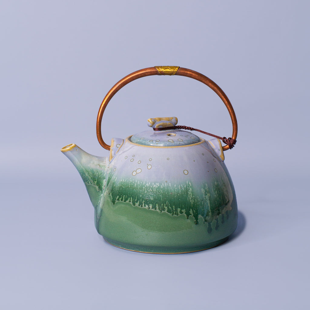 Pottery For The Planet Ceramic Teapot Alice Ocean Jasper