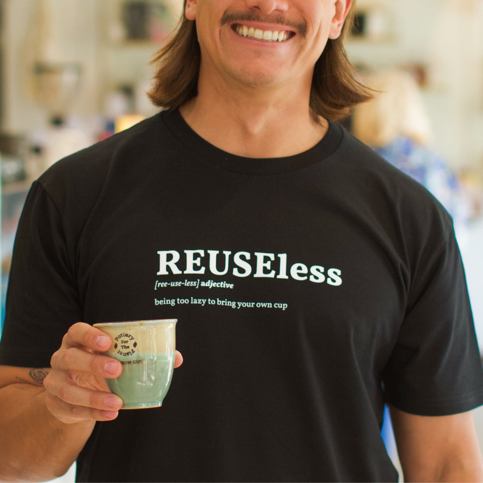 Black Tshirt with quote