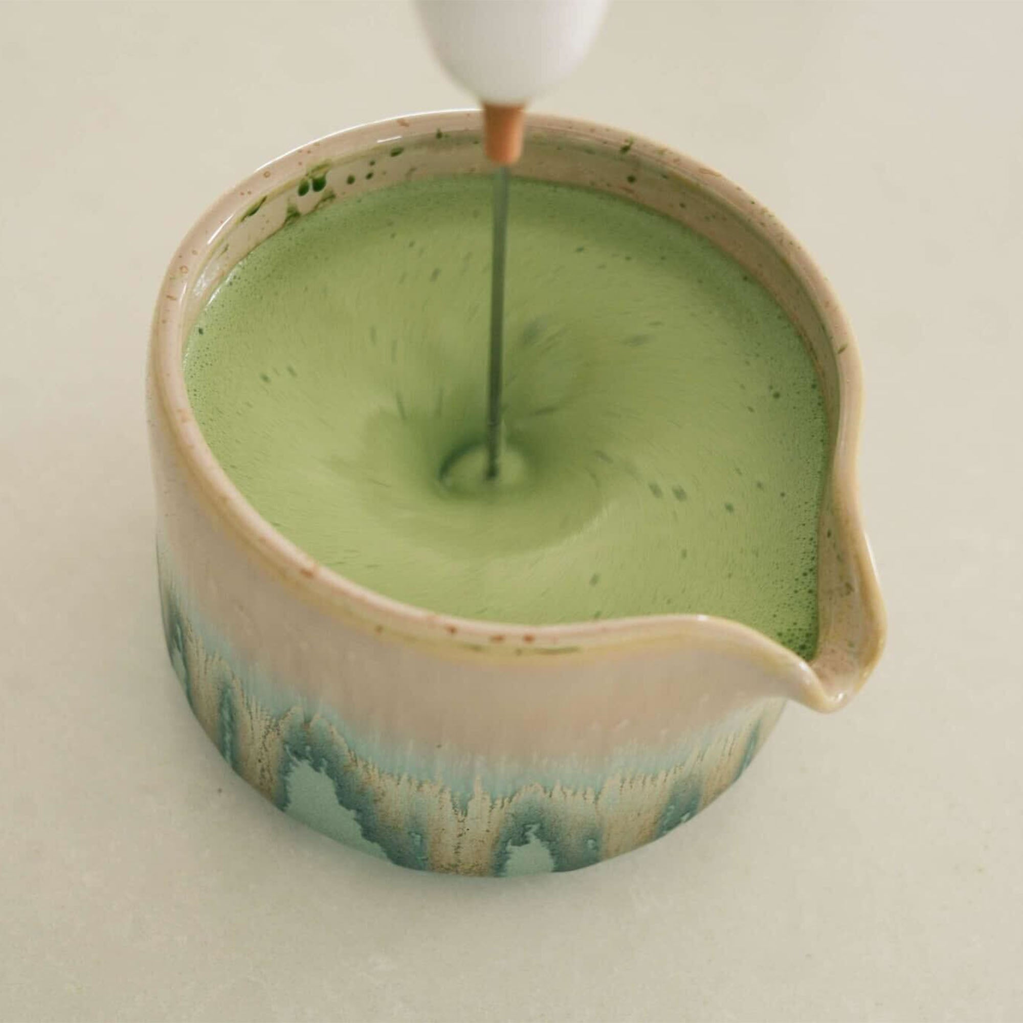 Rainforest Jasper Matcha Bowl