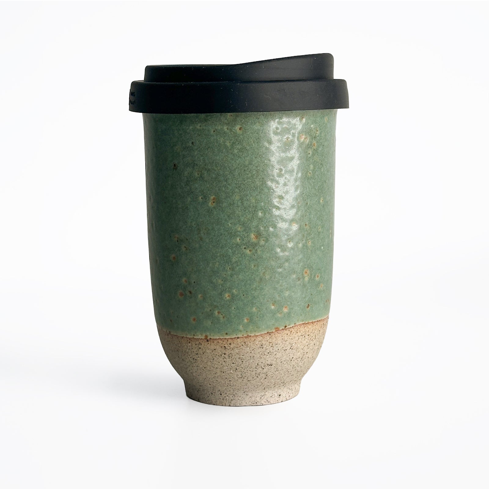 Forest Moss Ceramic Travel Cup