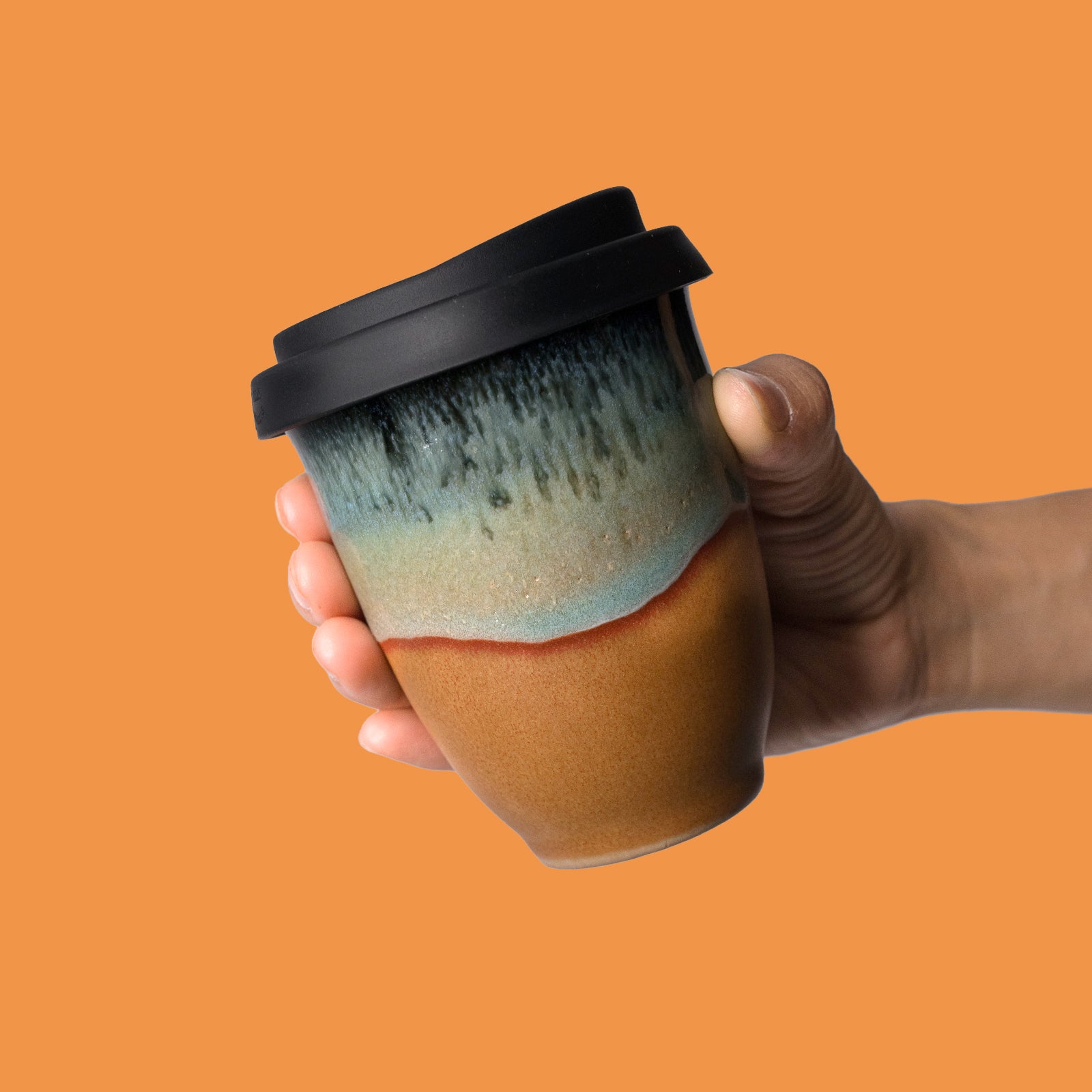Midnight On Mars Ceramic Travel Cup
