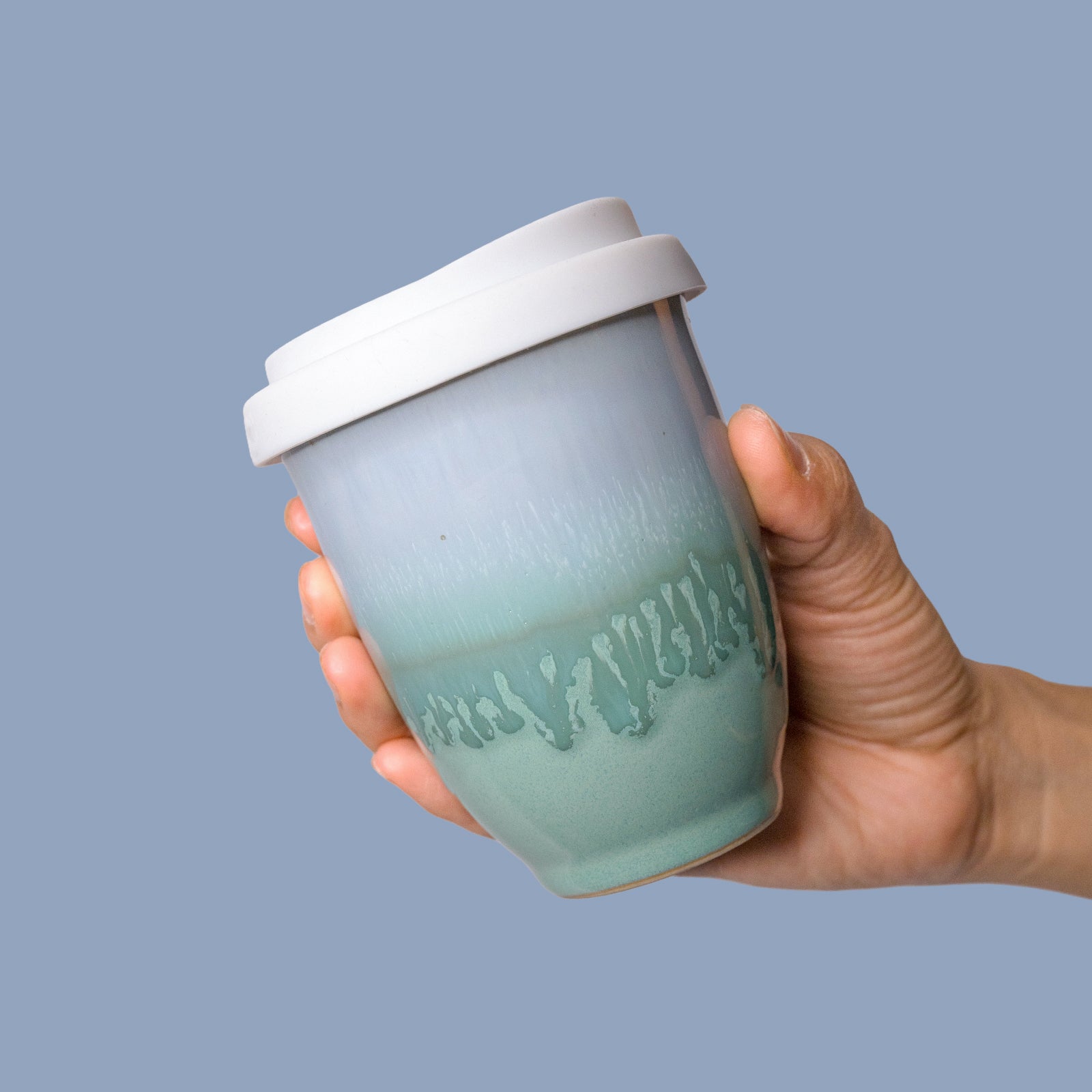 Ocean Jasper Ceramic Travel Cup