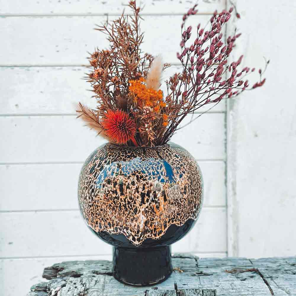 Cougar Ceramic Vase