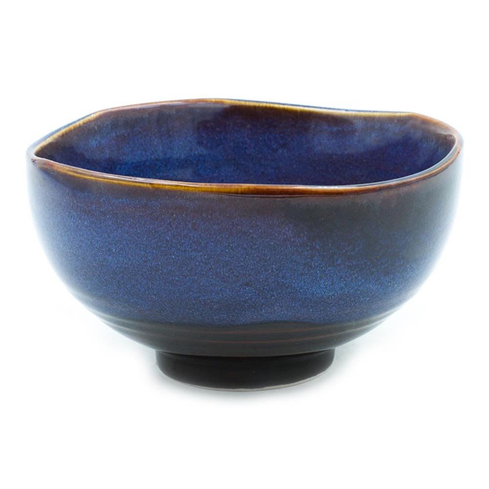Ceramic Noodle Bowl Navy Blue