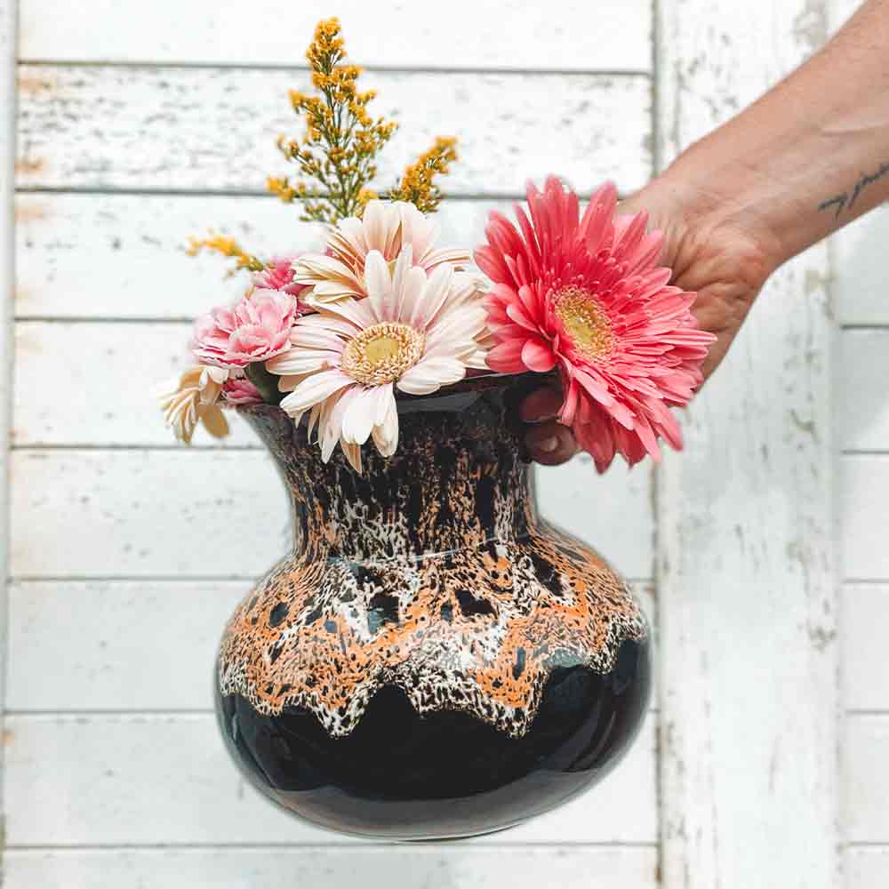 Brown Ceramic vase
