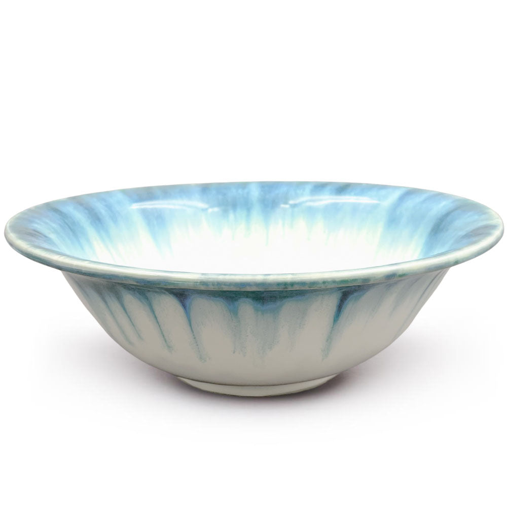 Blue and White Large Ceramic Salad Bowl