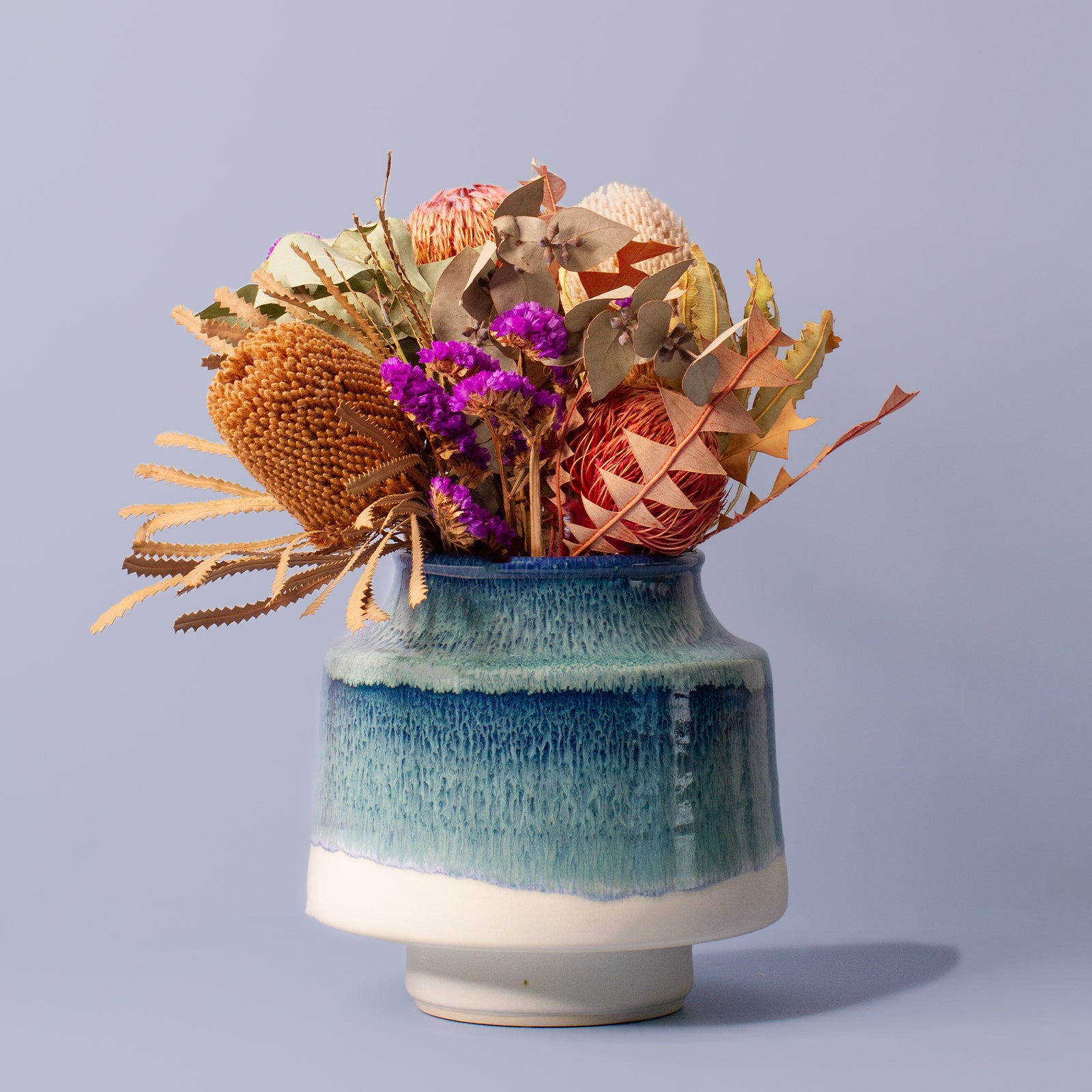 Blue and White Ceramic Vase
