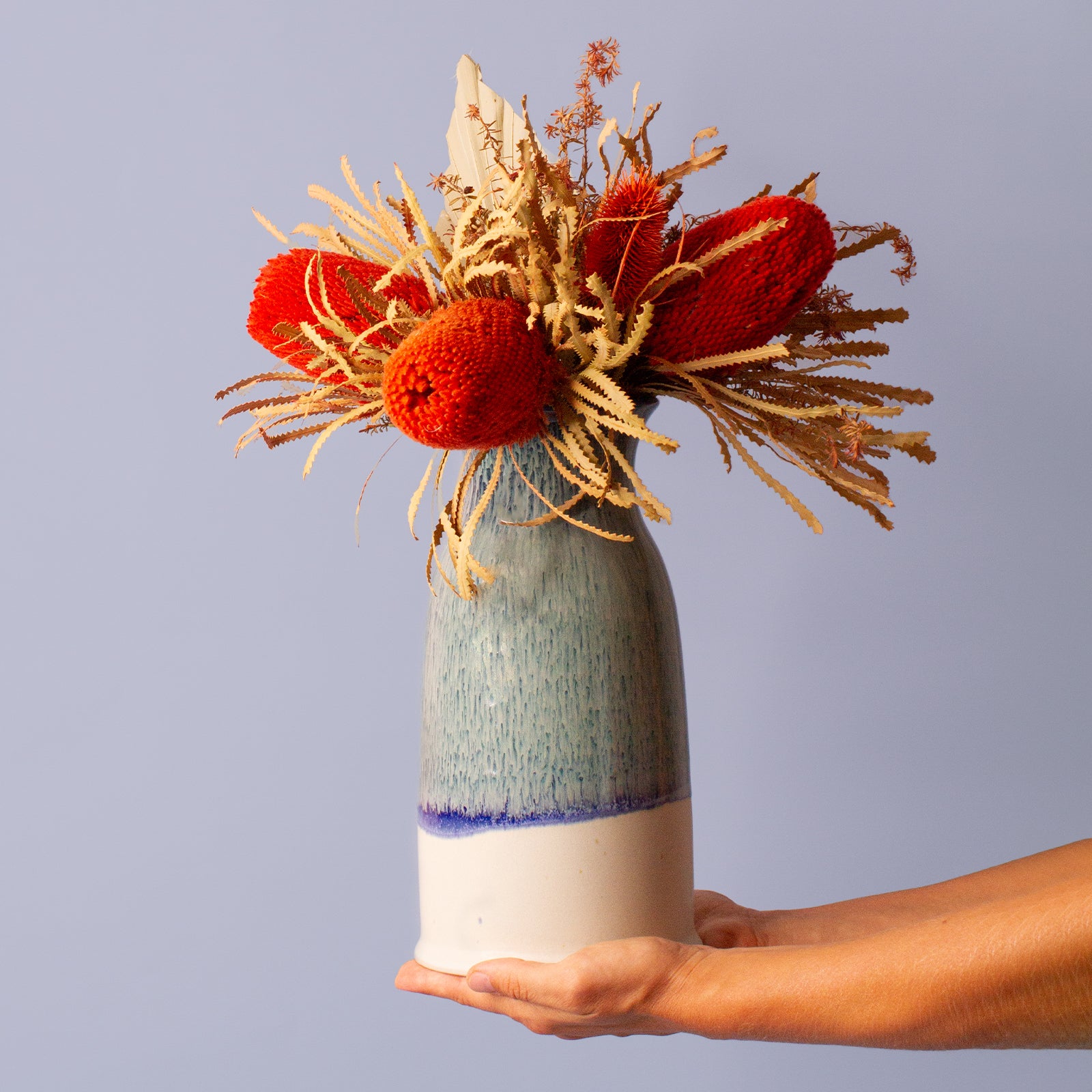 Blue and white Ceramic vase