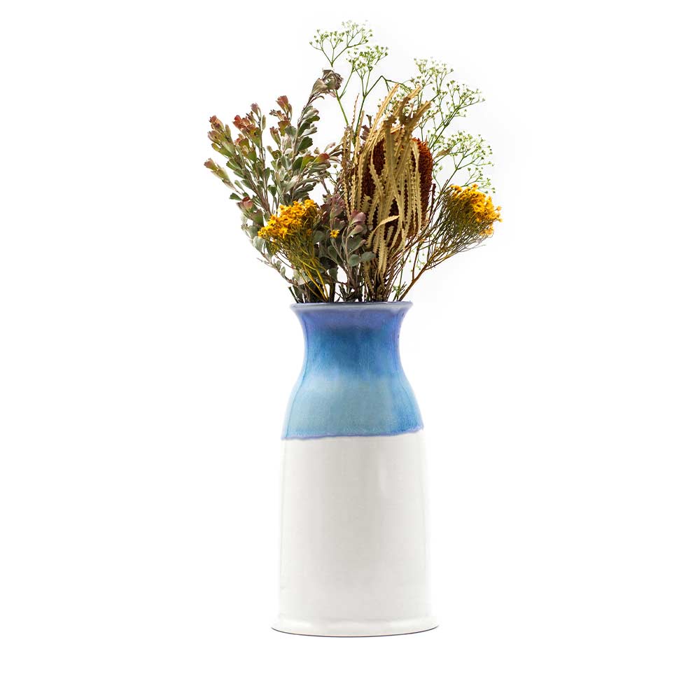Blue and White Ceramic Vase