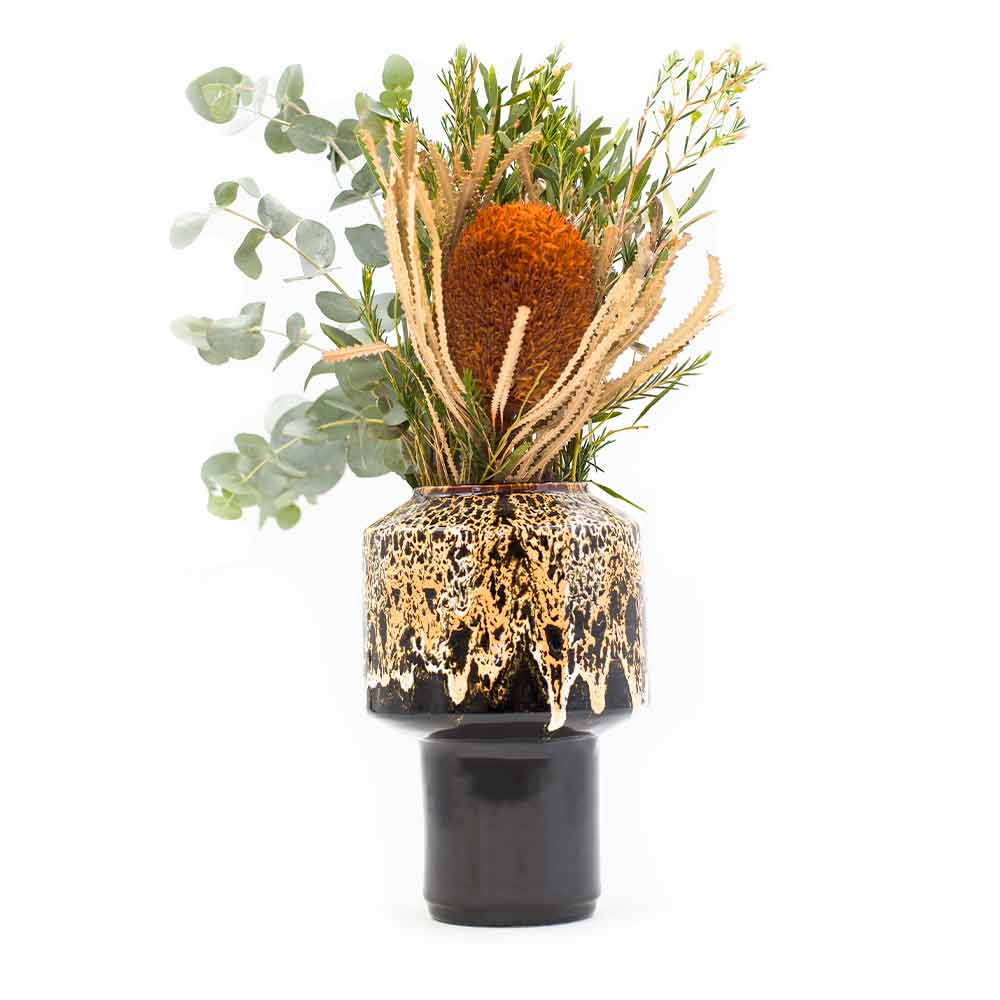 Cougar Ceramic Vase