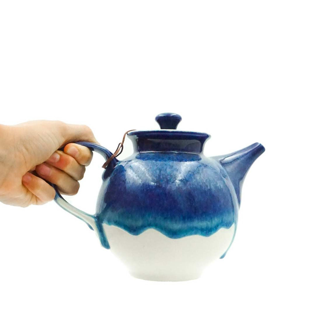 Pottery For The Planet Ceramic Teapot Beth Ocean Bliss