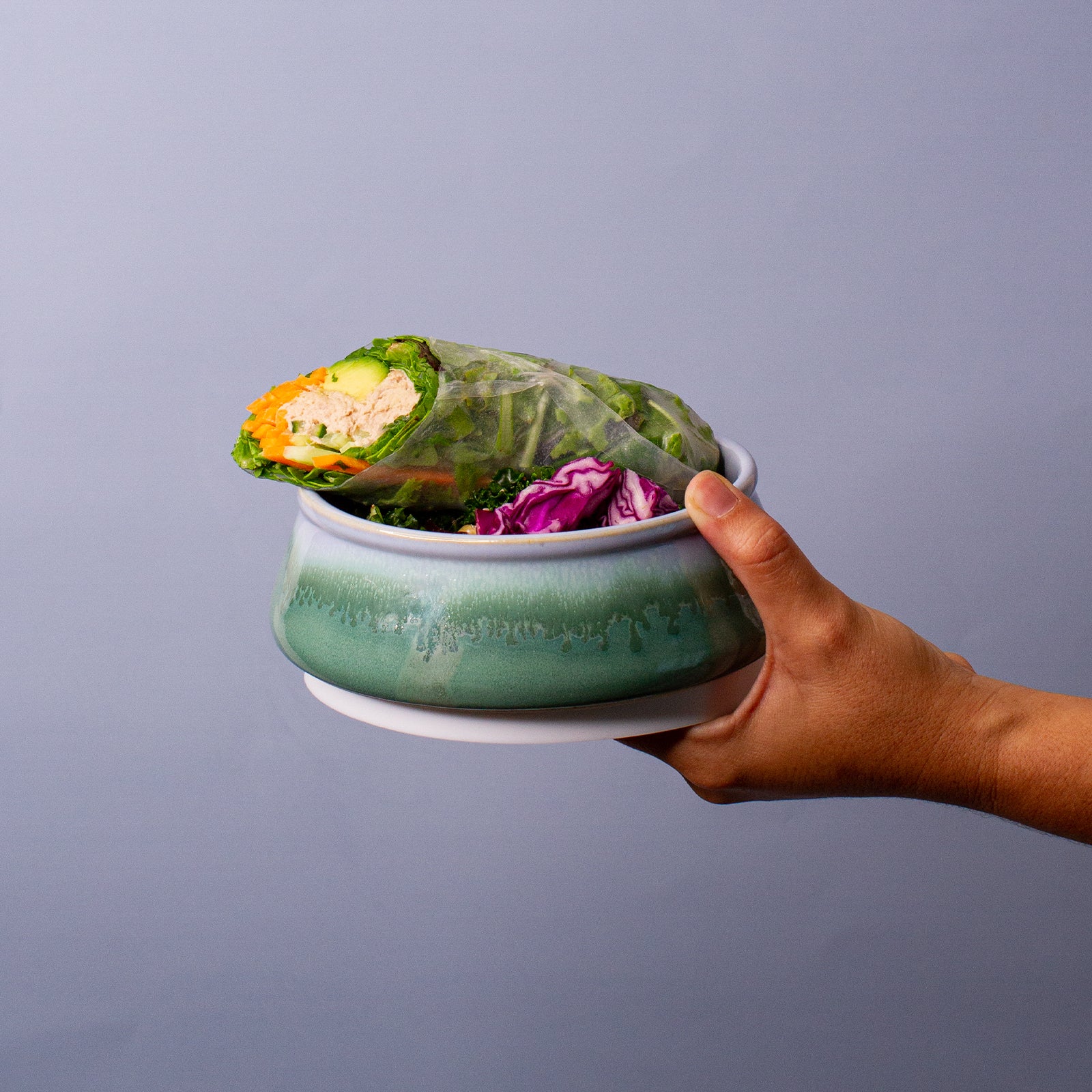 Pottery For The Planet Bowl Ocean Jasper Ceramic Bowl Lunch Bowl