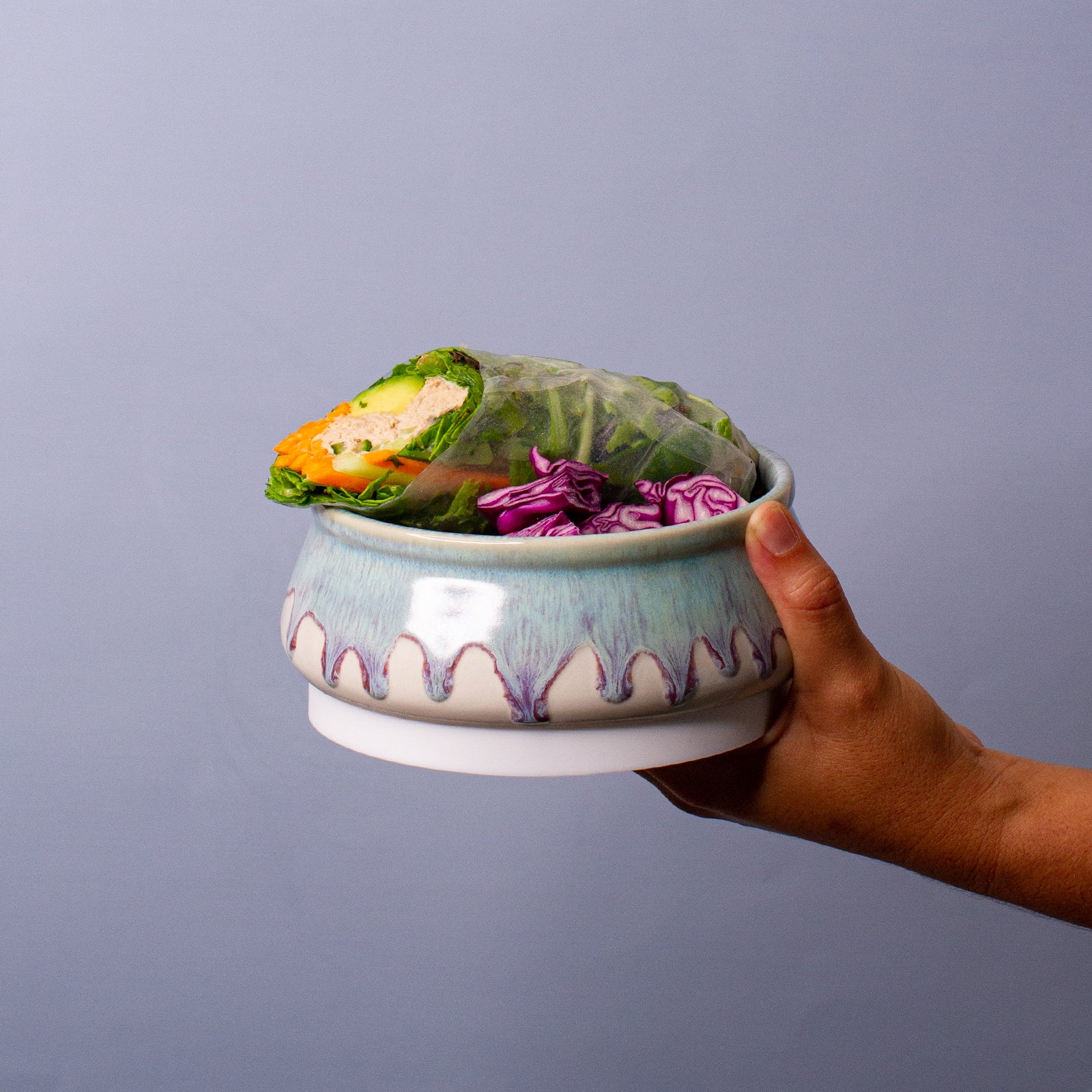 Pottery For The Planet Ceramic Bowl Lunch Bowl Angelic