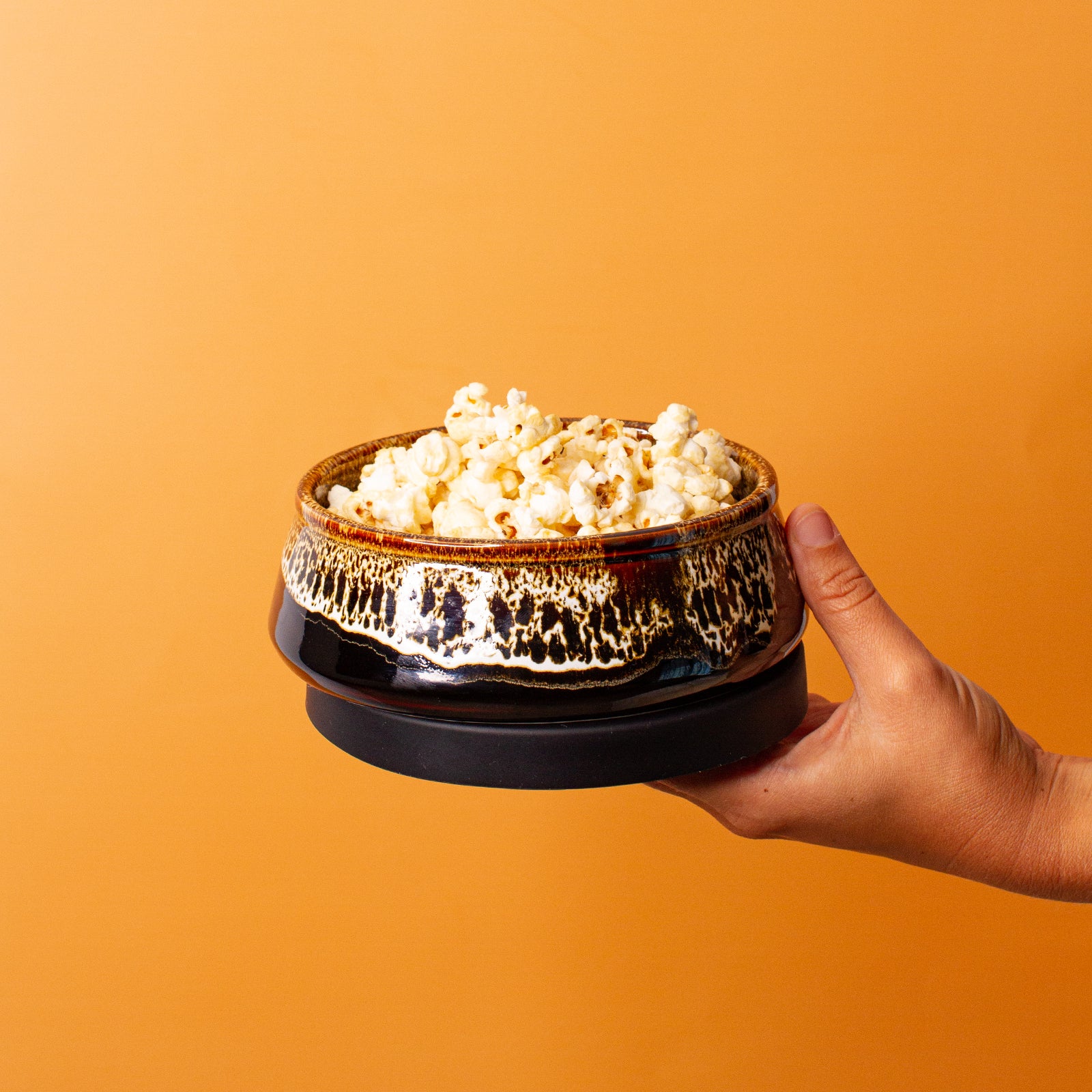Leopard print ceramic bowl