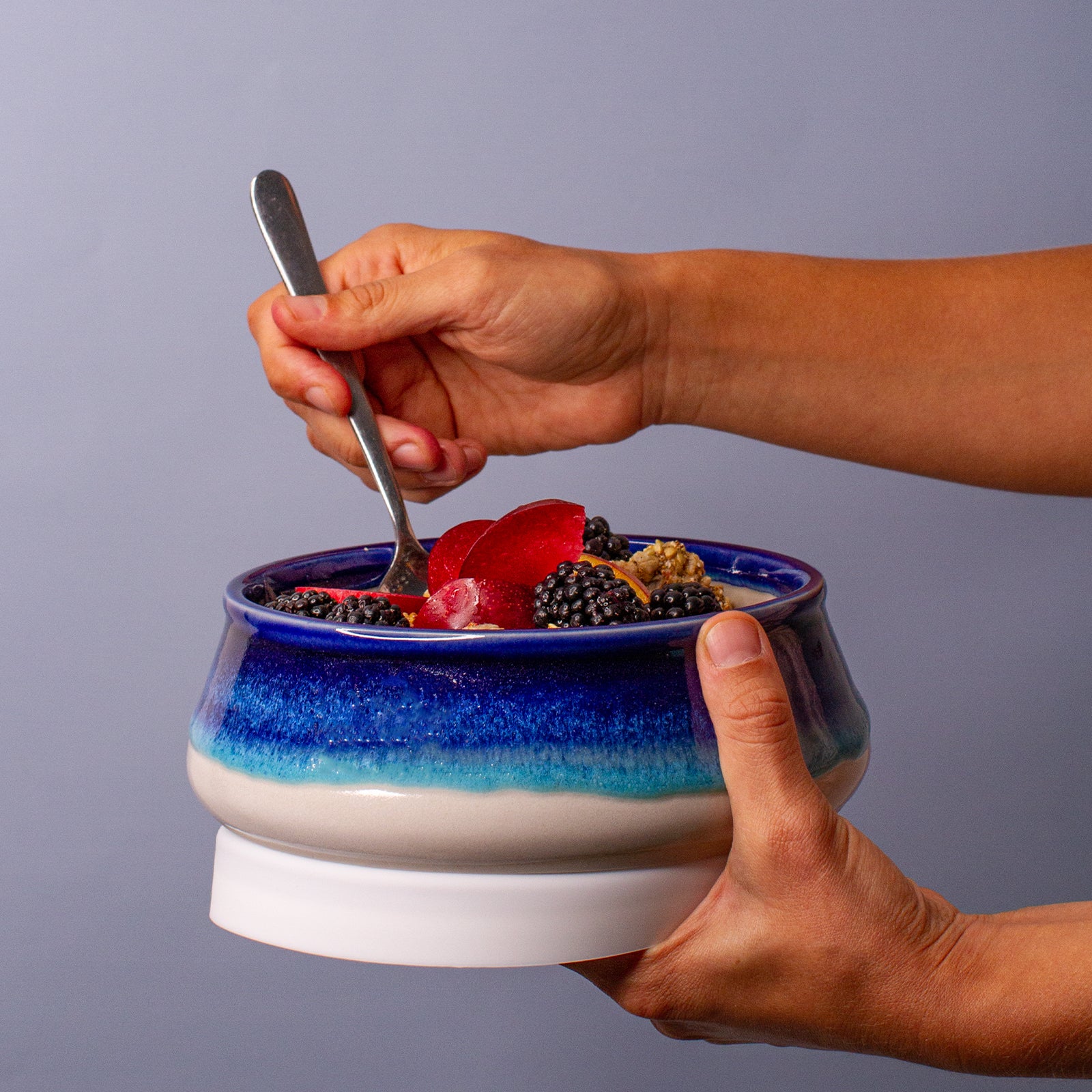 Ocean Blue Ceramic Bowl