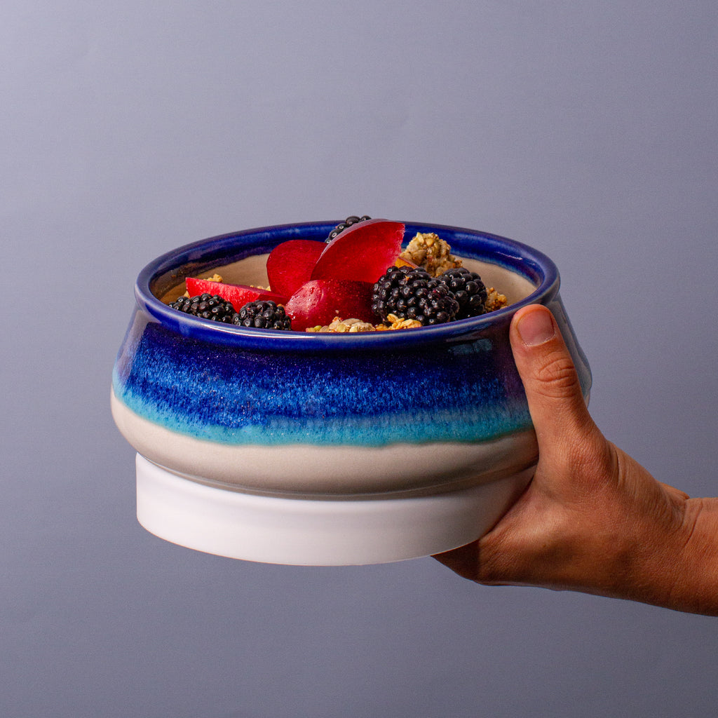 Ocean Blue Ceramic Bowl