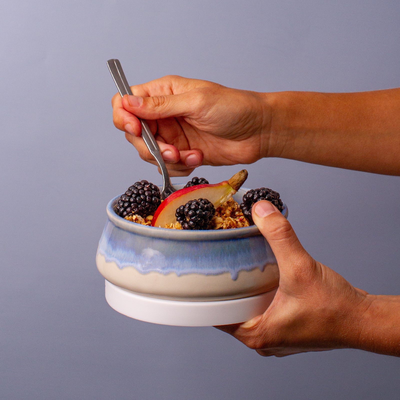 Light Blue Pottery Bowl