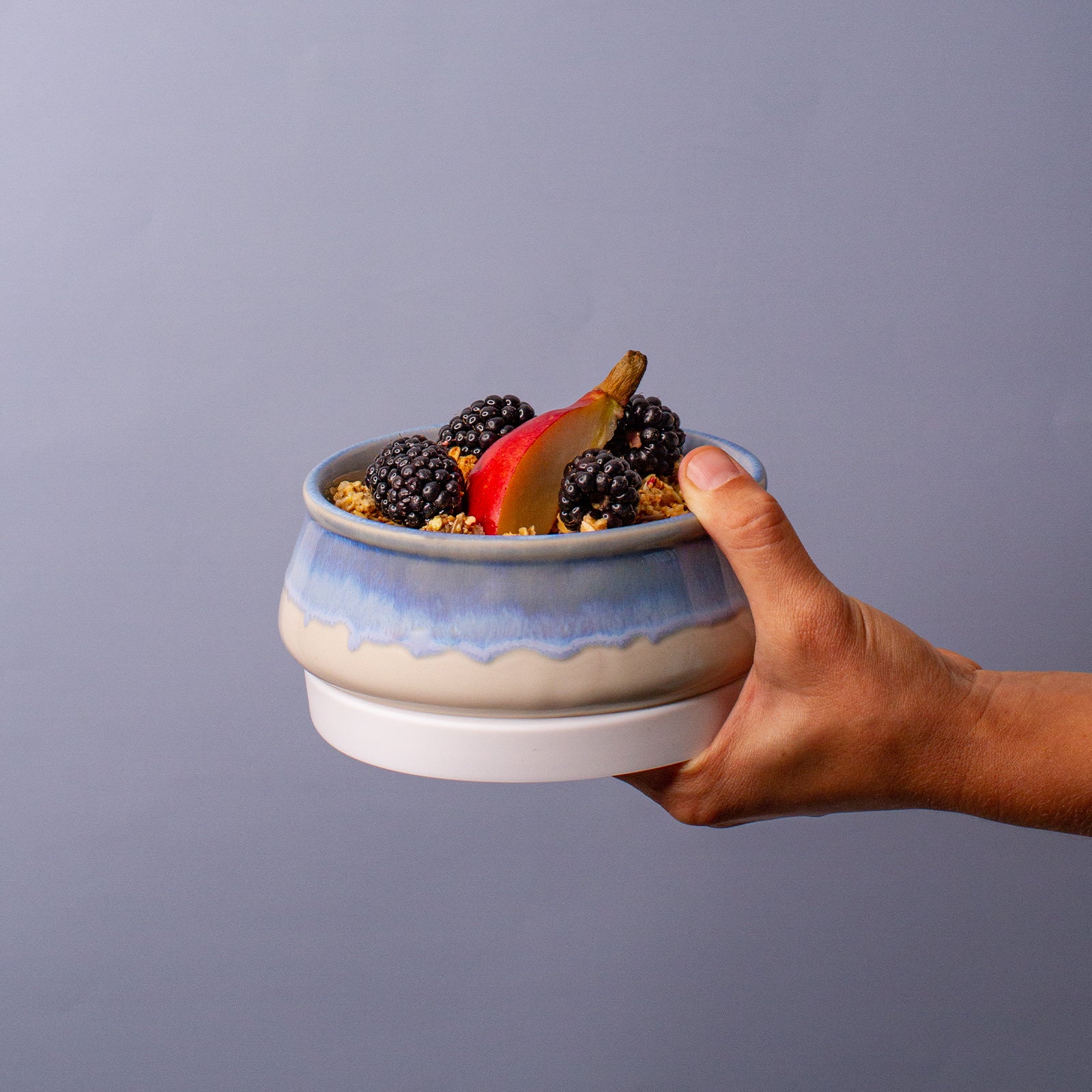 Light Blue Pottery Bowl
