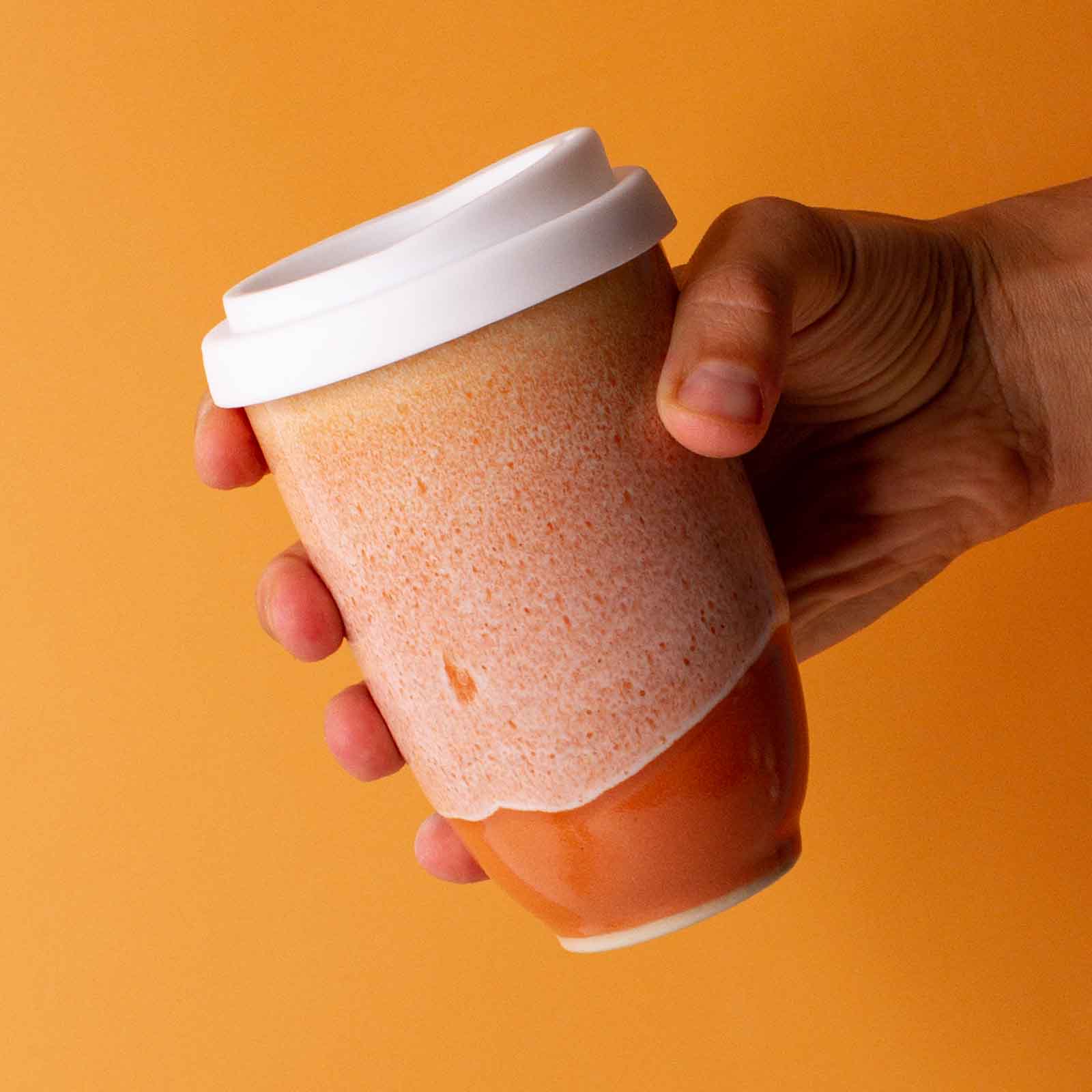 Handmade Ceramic Keep Cup 12oz