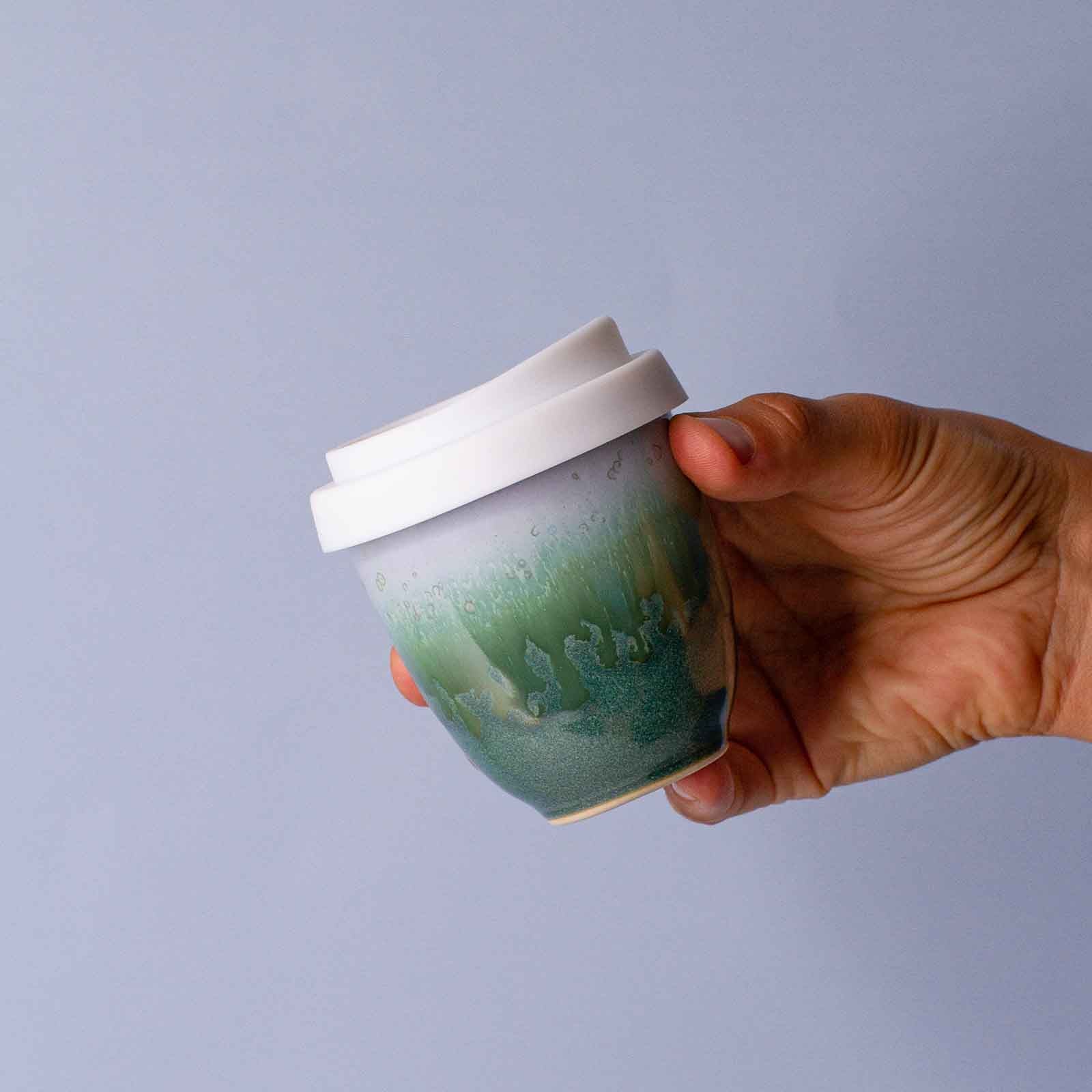 Pottery For The Planet Cup Ocean Jasper 6oz