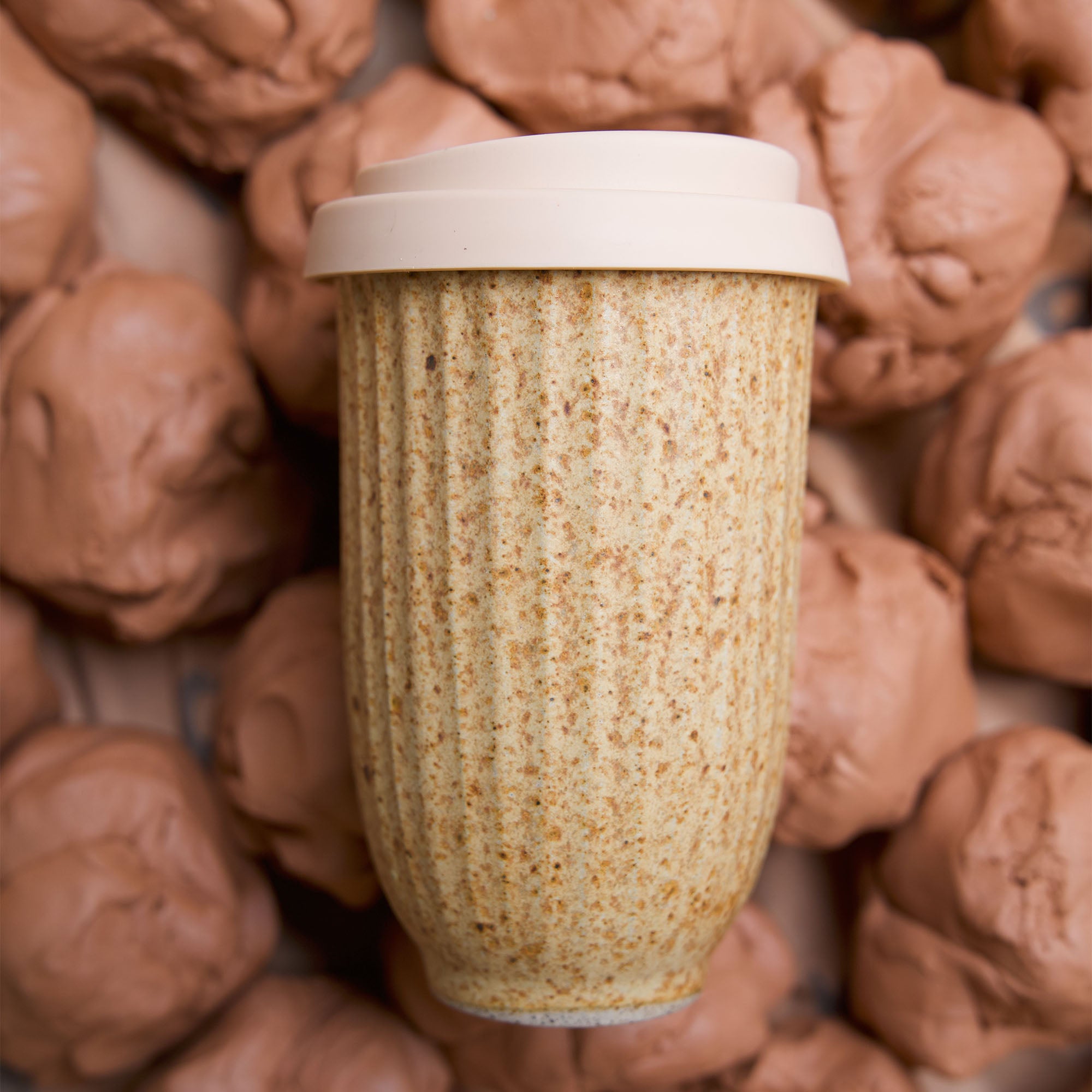 Lost In New York Fluted Travel Cup