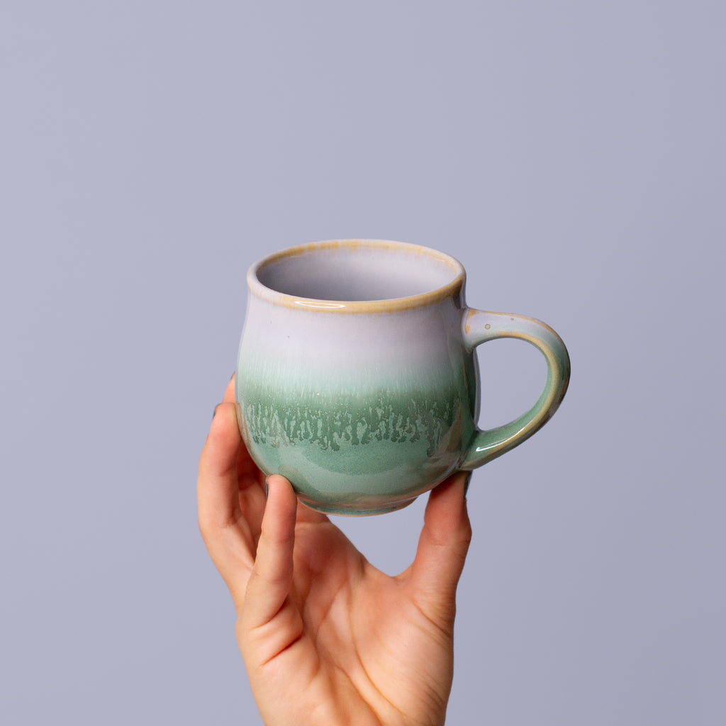 Small Green Ceramic Mug