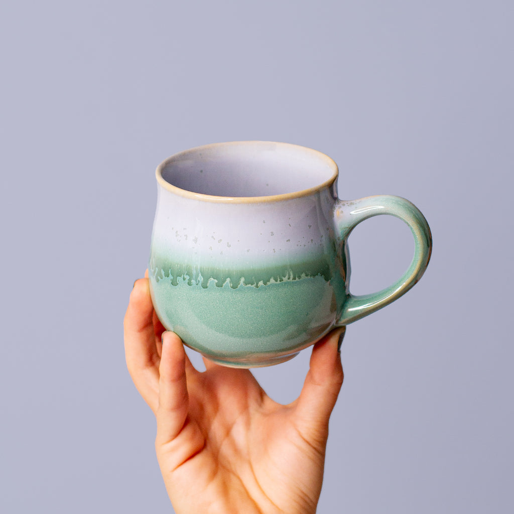 Medium Green Ceramic Mug