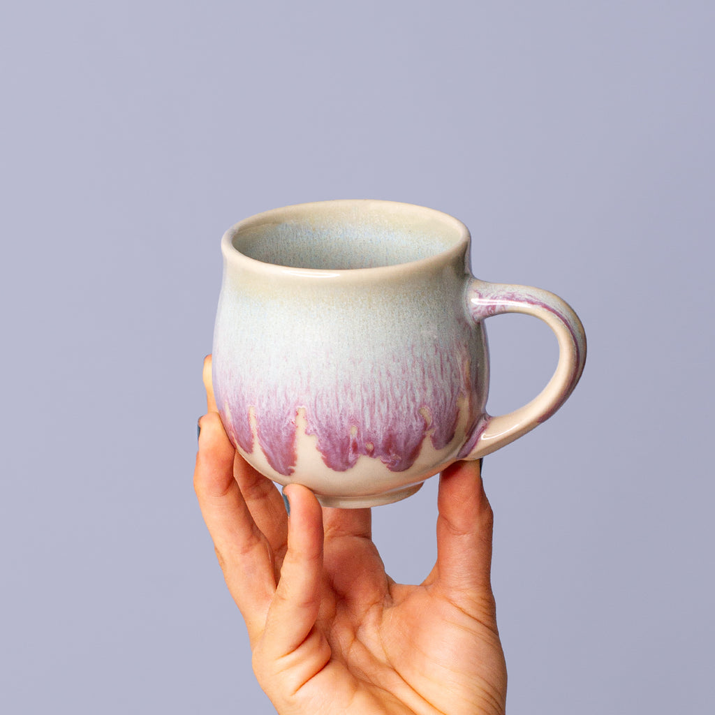 Blue and Purple Ceramic Mug