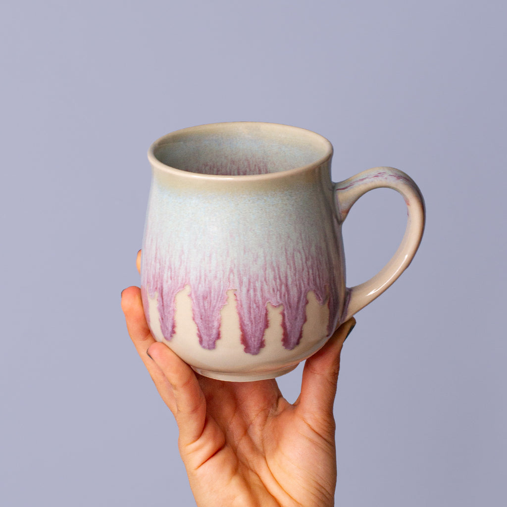 Blue and Purple Ceramic Mug