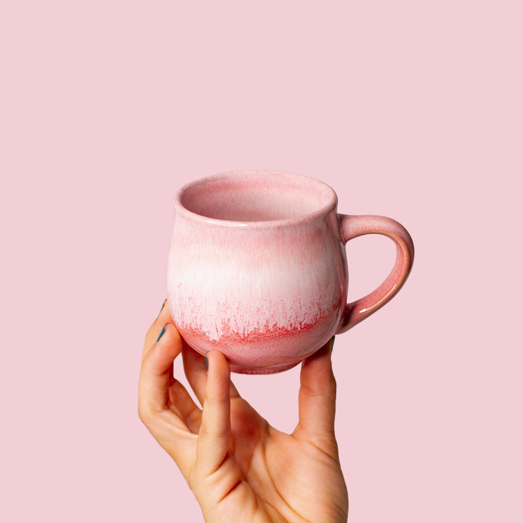Small Light Pink Ceramic Mug