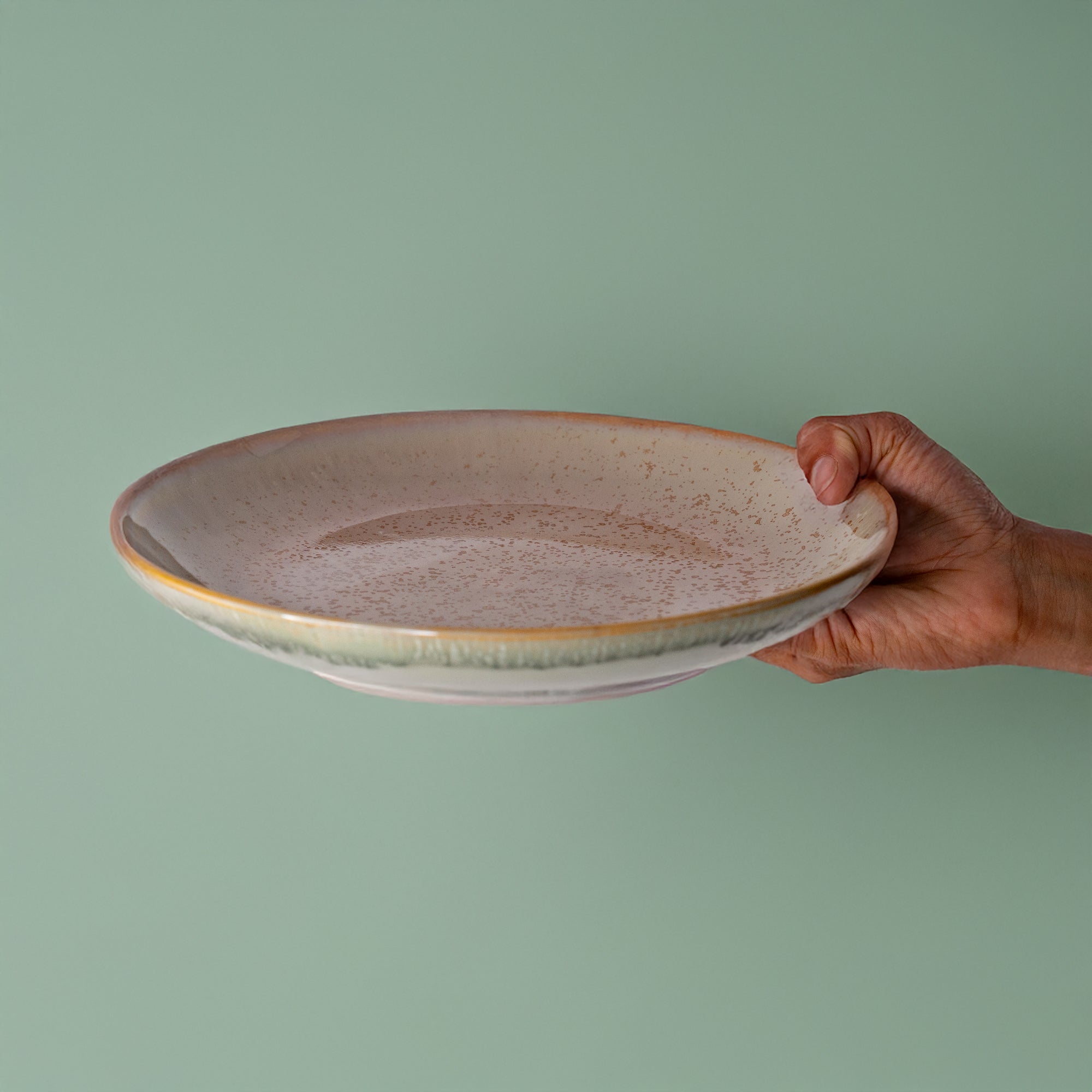 Pottery For The Planet Dinner Plate Rainforest Jasper