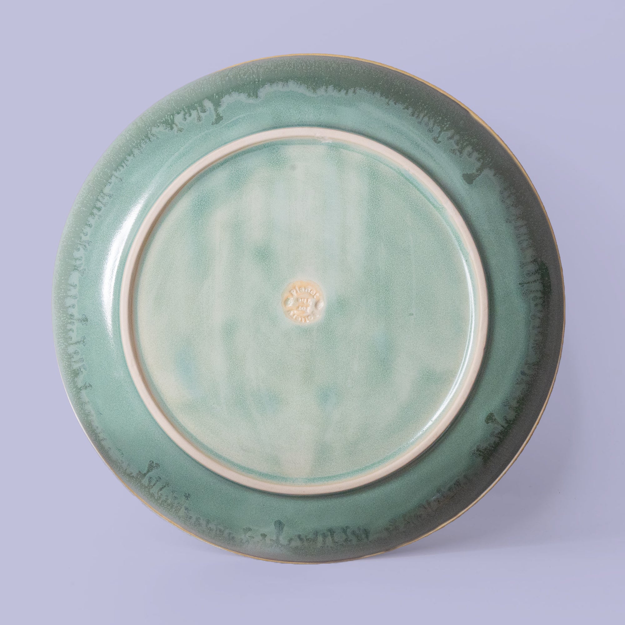 Pottery For The Planet Dinner Plate Ocean Jasper