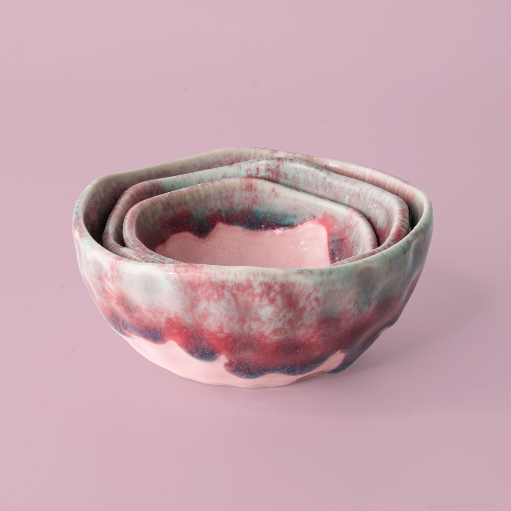 Pink Flamingo Nesting Set