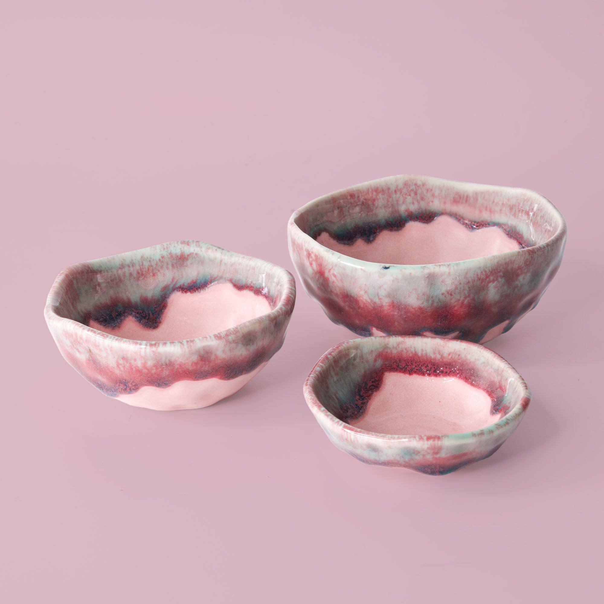 Pink Flamingo Nesting Set