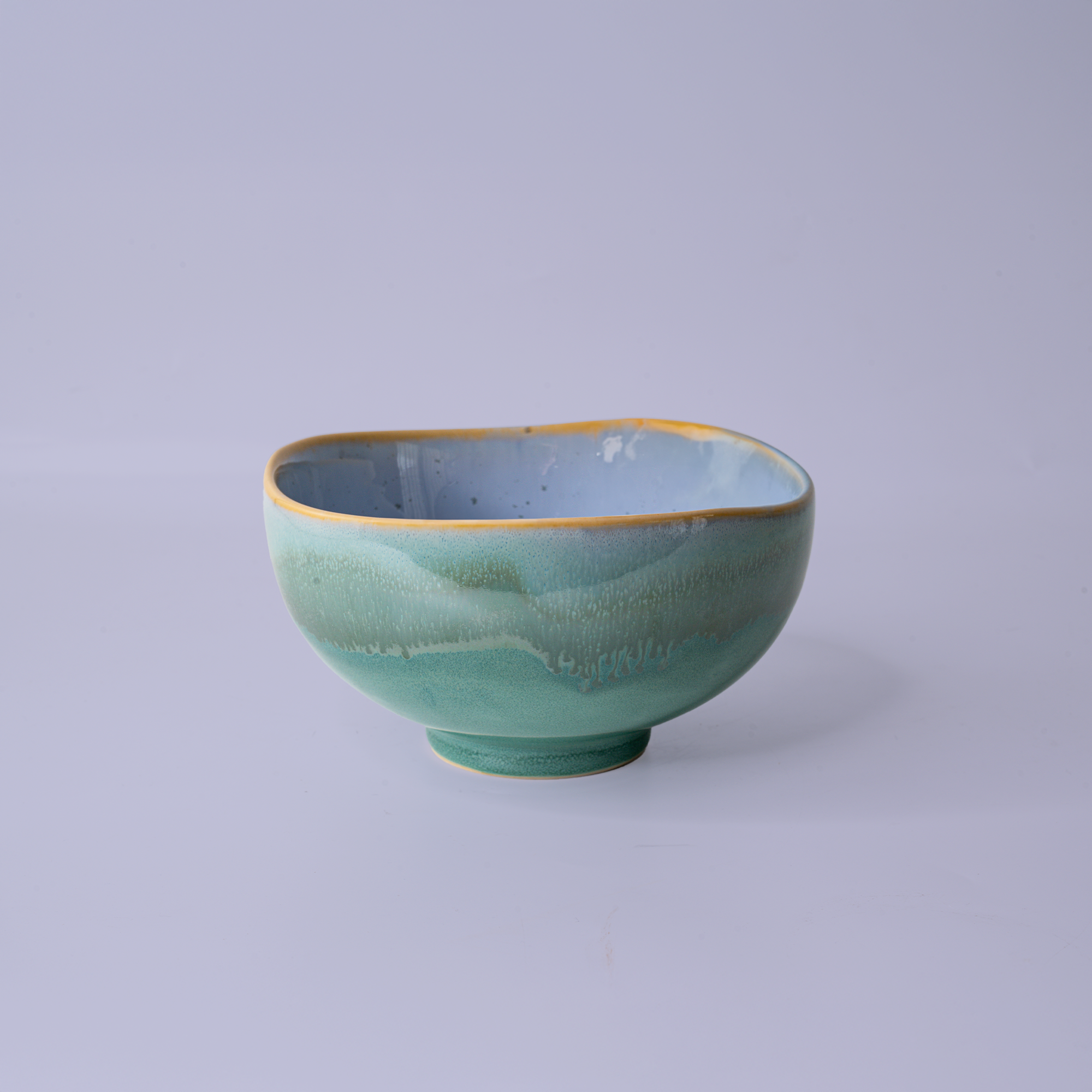 Ocean Jasper Noodle Bowl Carved