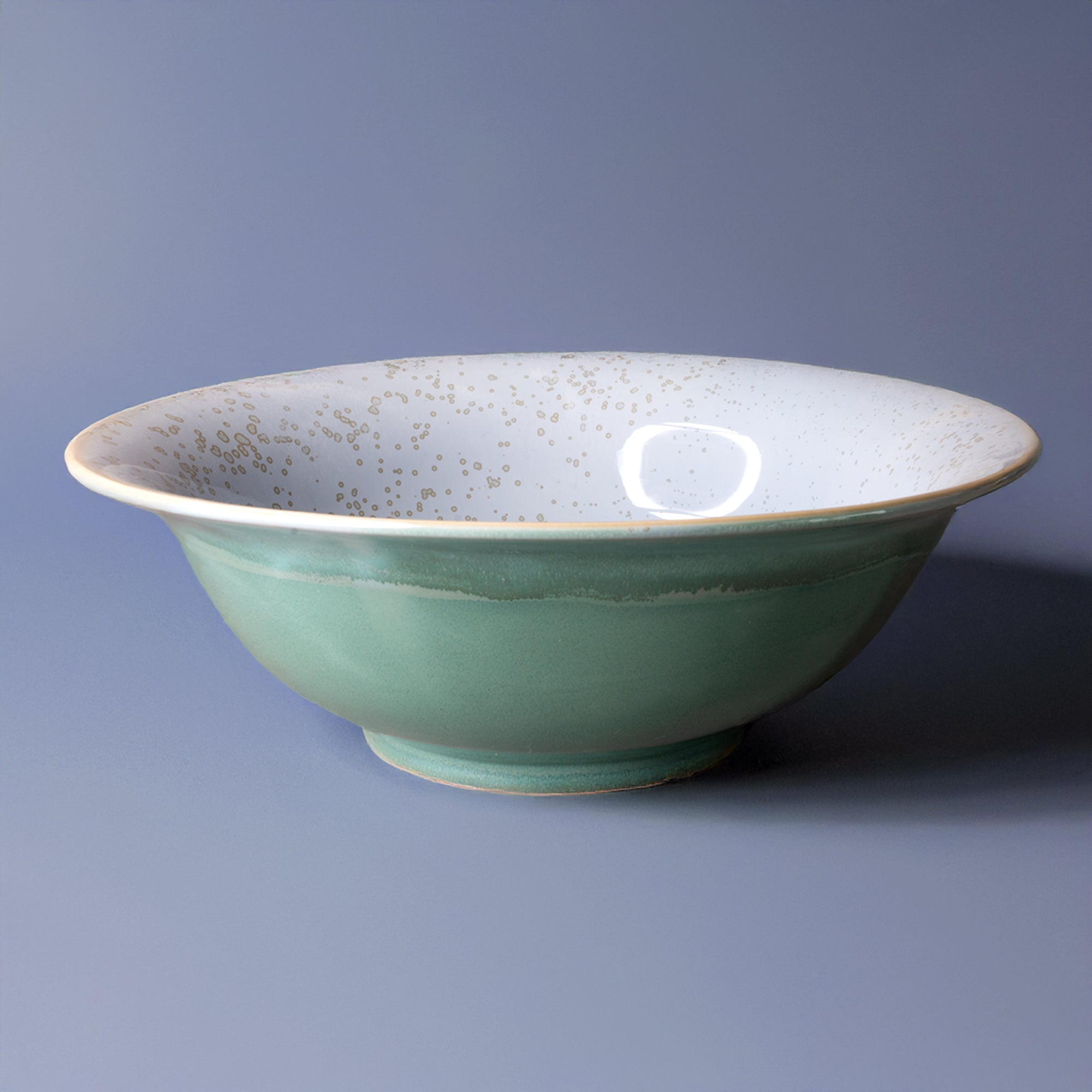 Potter For The Planet Salad Bowl Ocean Jasper